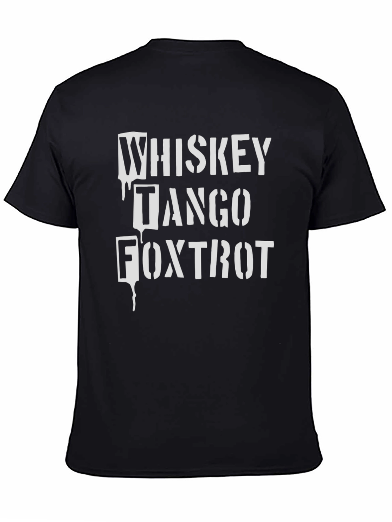 Whiskey Tango Foxtrot Black T-Shirt