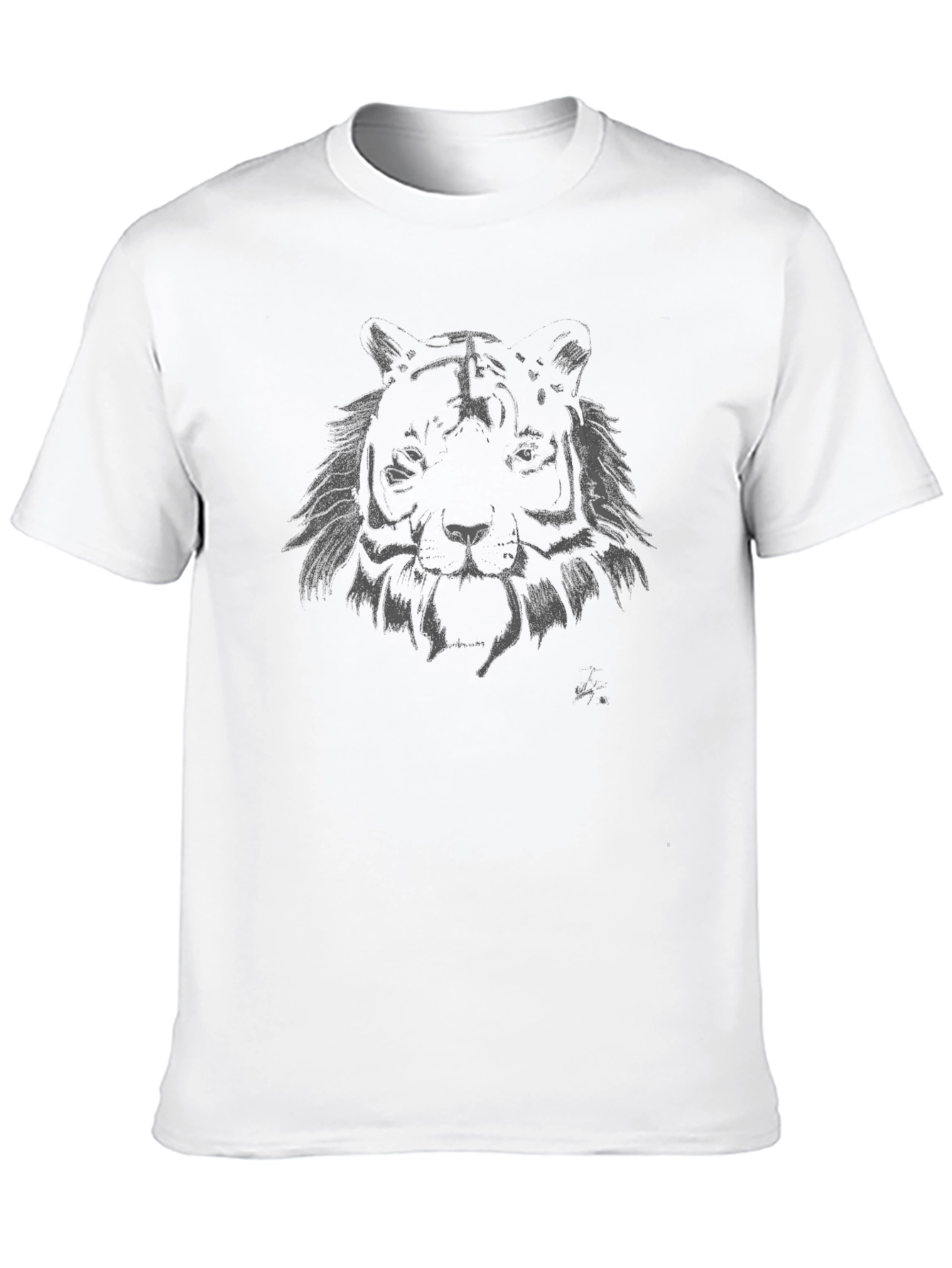 Black Tiger Graphic Tee - Stylish Mens T-Shirt