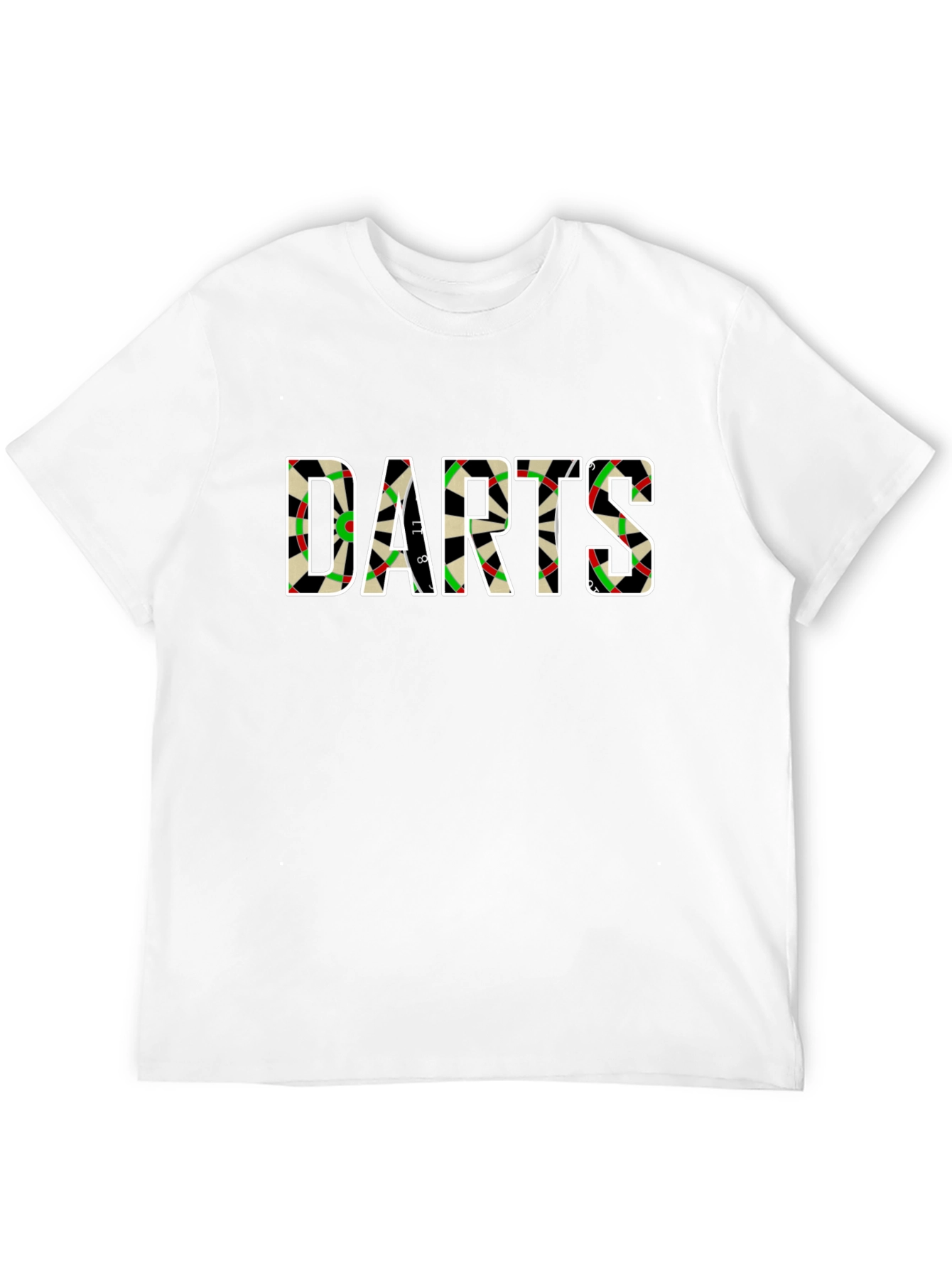 Darts Board Graphic Tee - Stylish Darts Lover Shirt
