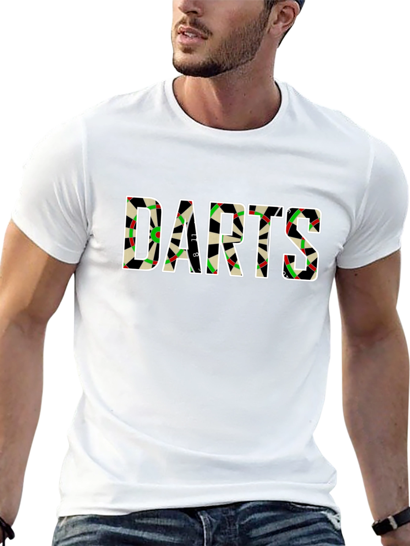 Darts Board Graphic Tee - Stylish Darts Lover Shirt