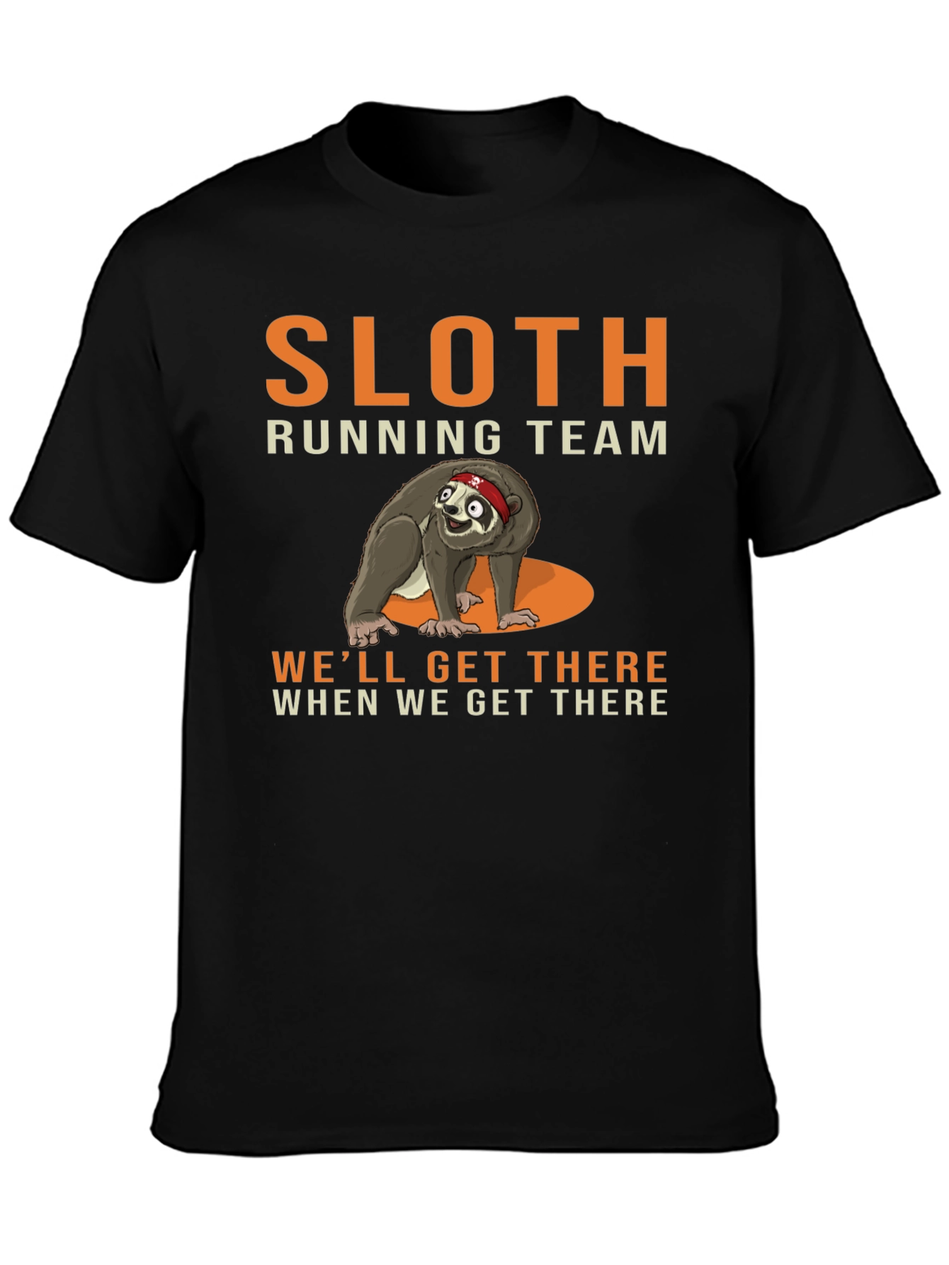 Sloth Running Team Graphic Tee