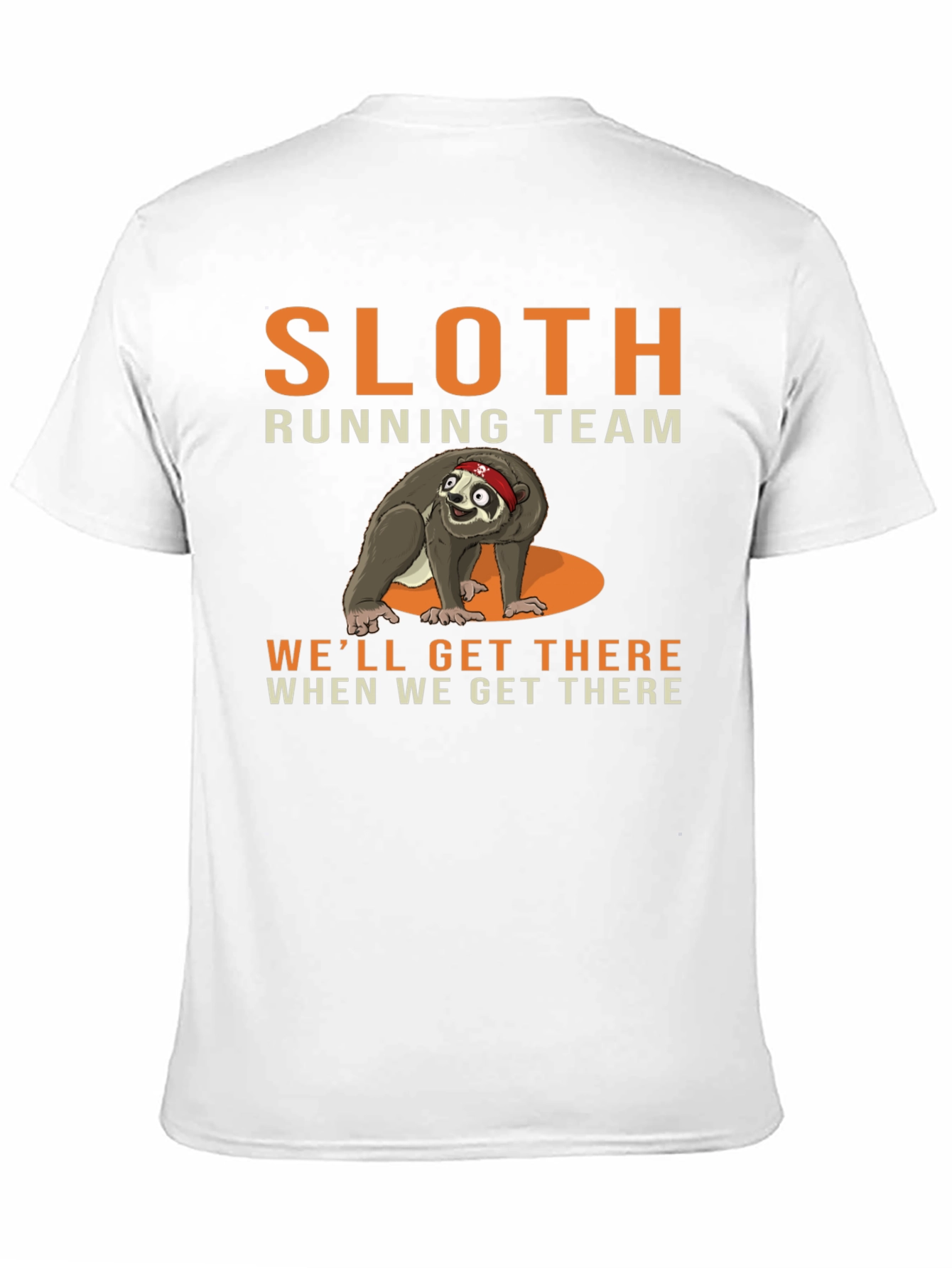Sloth Running Team Graphic Tee