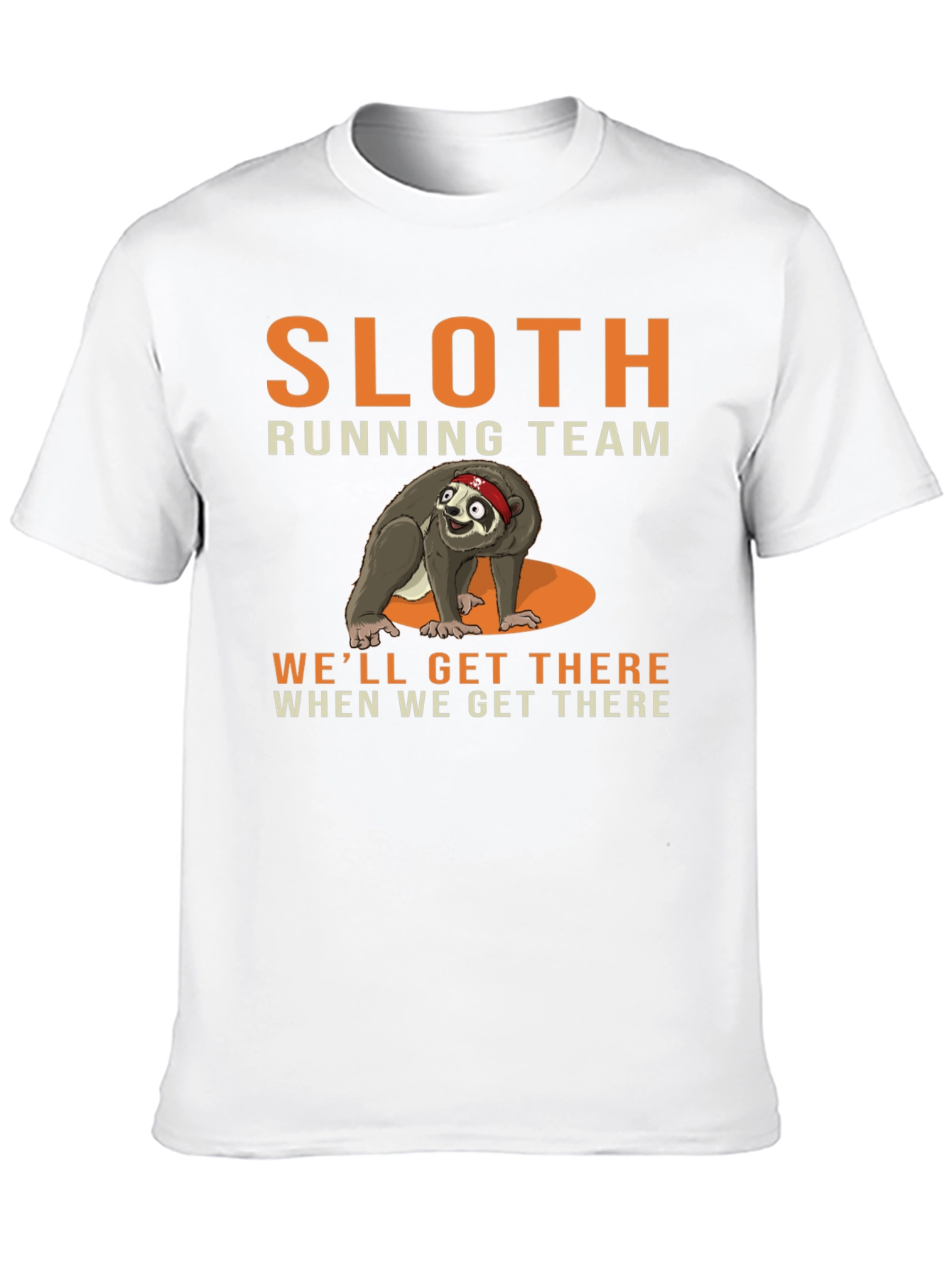 Sloth Running Team Graphic Tee