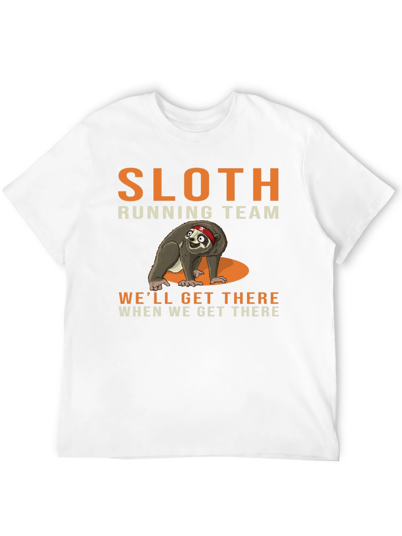Sloth Running Team Graphic Tee