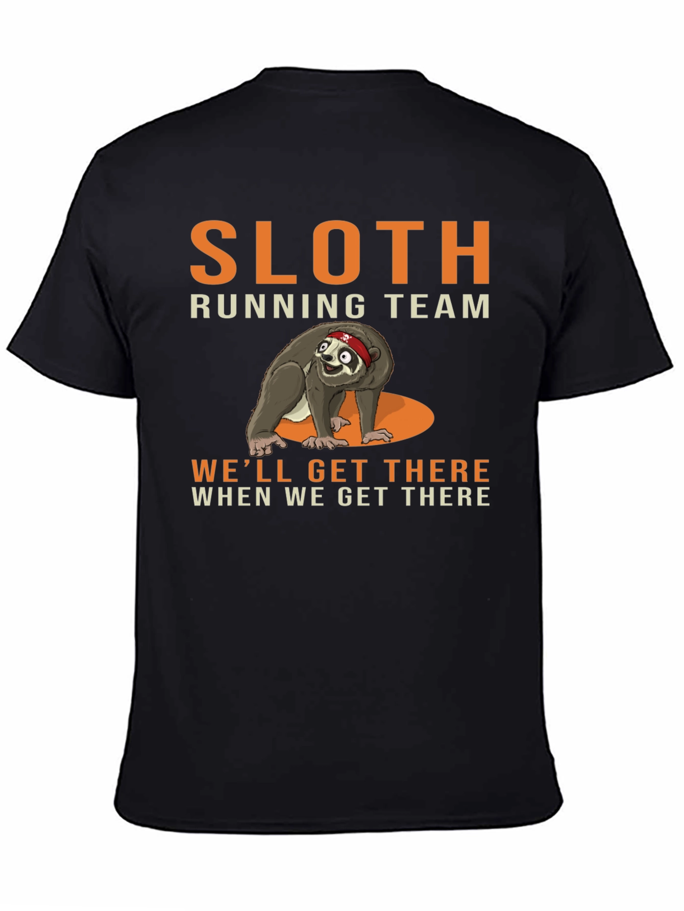 Sloth Running Team Graphic Tee