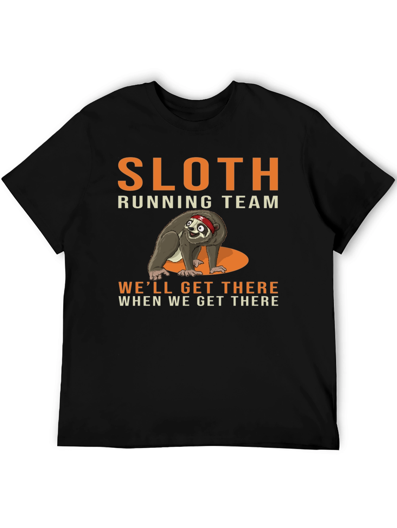 Sloth Running Team Graphic Tee