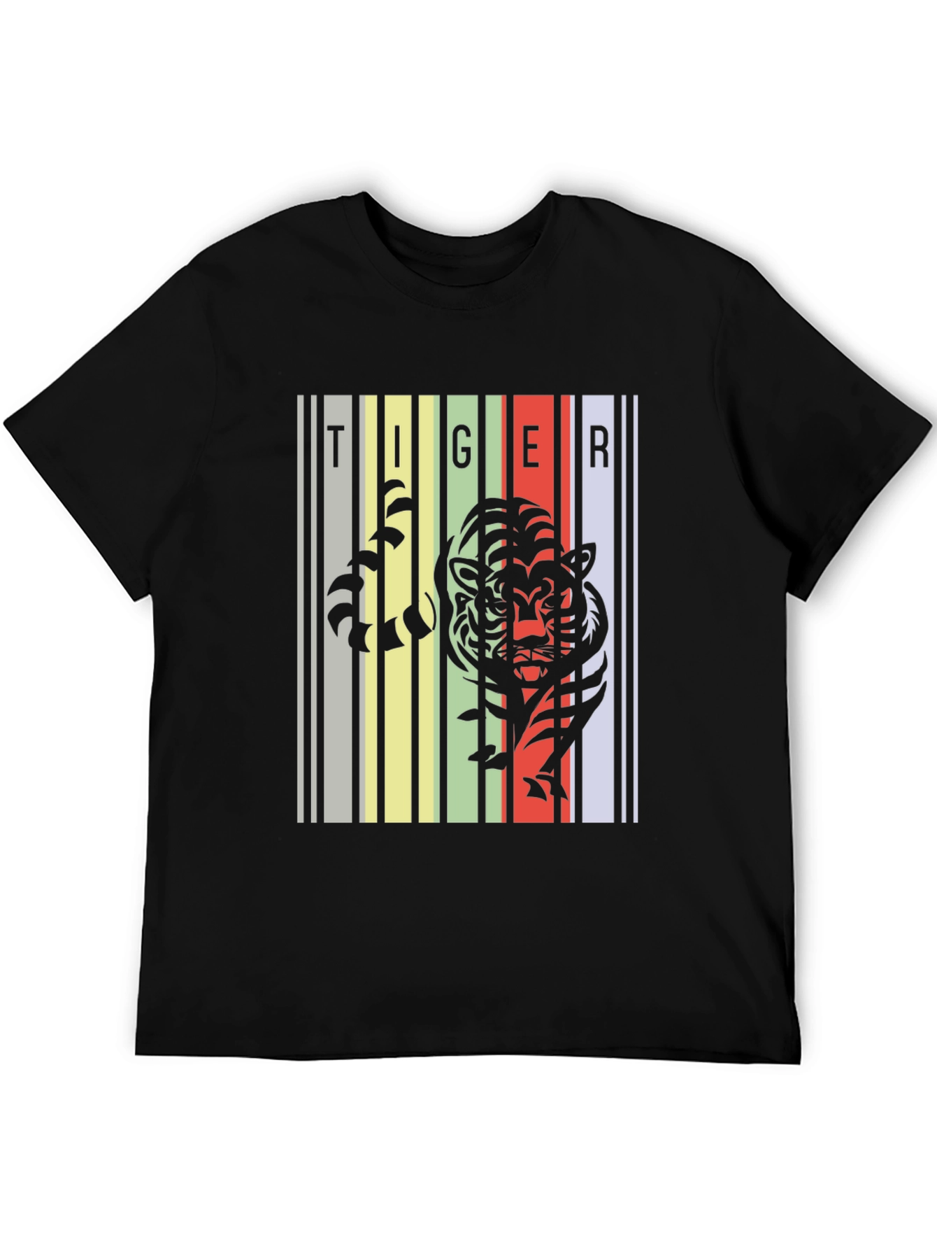 Tiger Graphic Print Tee - Stylish Urban Design