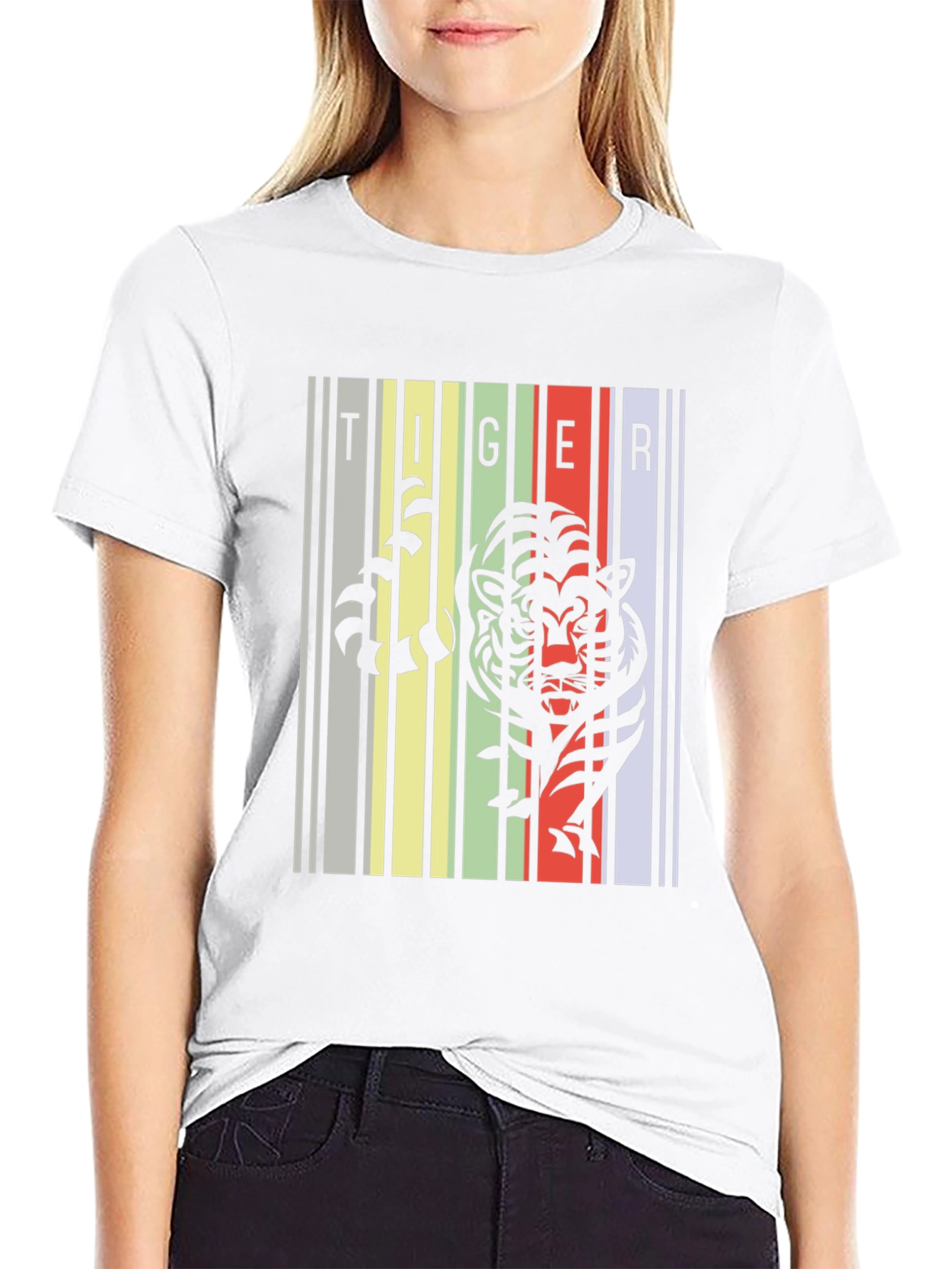 Tiger Graphic Print Tee - Stylish Urban Design