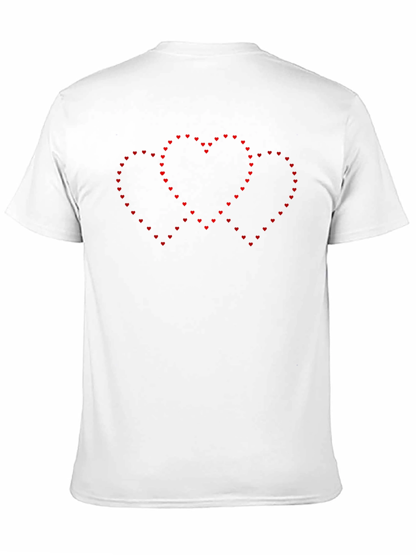 Heart Outline Graphic Black T-Shirt