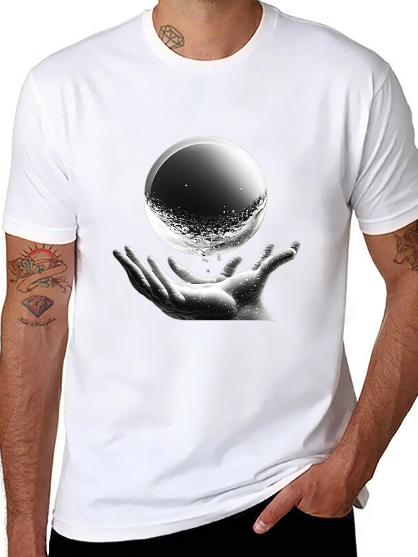 Surreal Sphere Graphic Tee