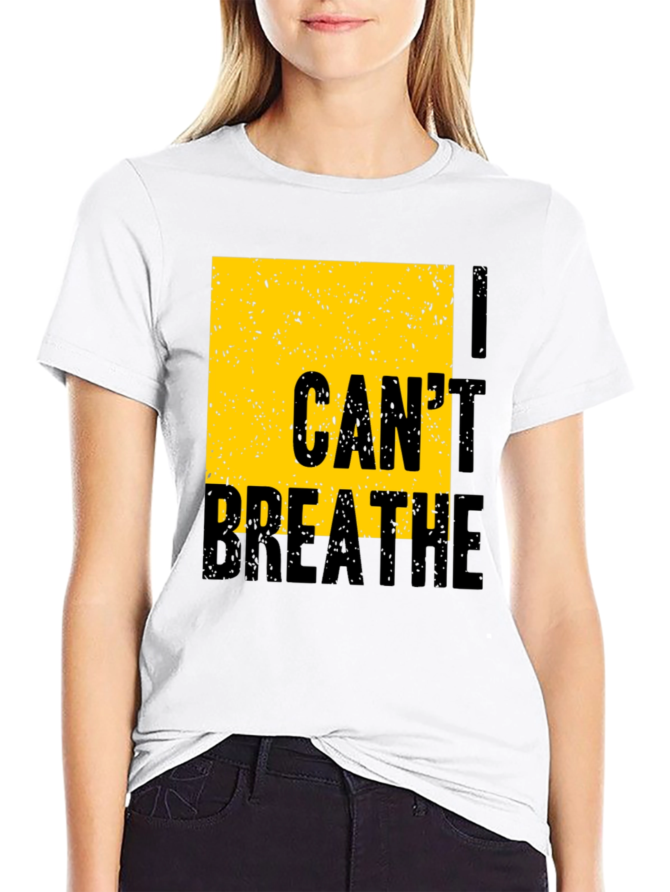 I Cant Breathe Graphic Tee - Black
