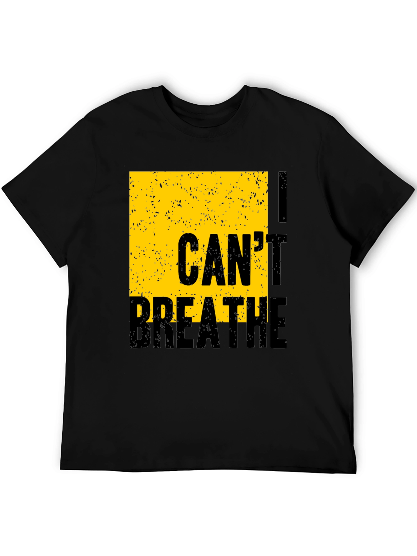 I Cant Breathe Graphic Tee - Black