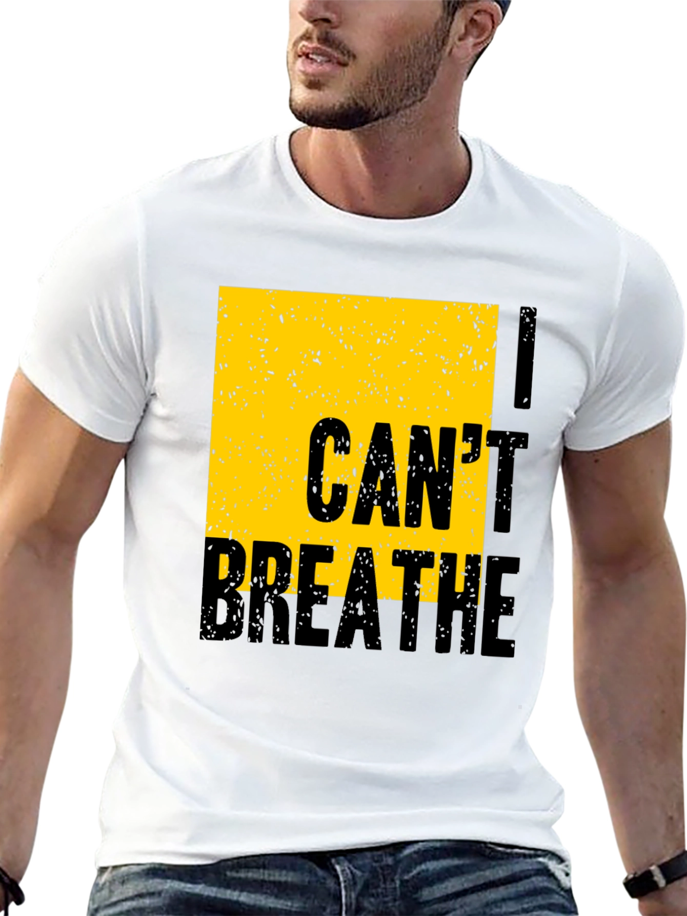 I Cant Breathe Graphic Tee - Black