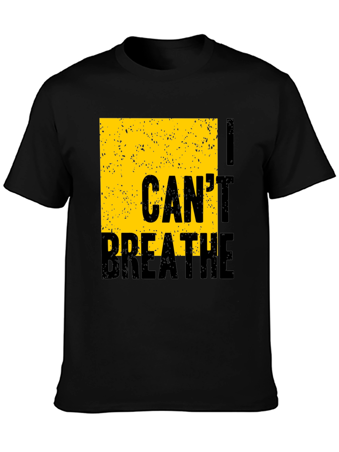 I Cant Breathe Graphic Tee - Black