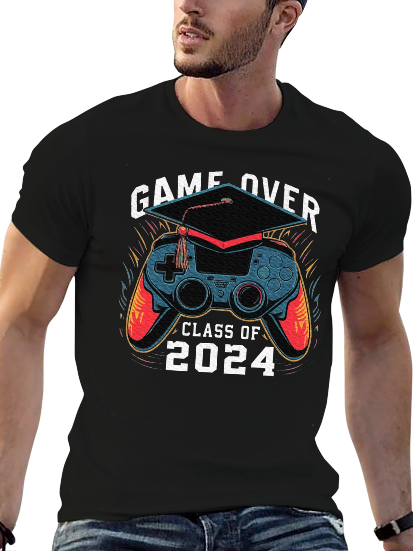 Game Over Class of 2024 Graduation T-Shirt