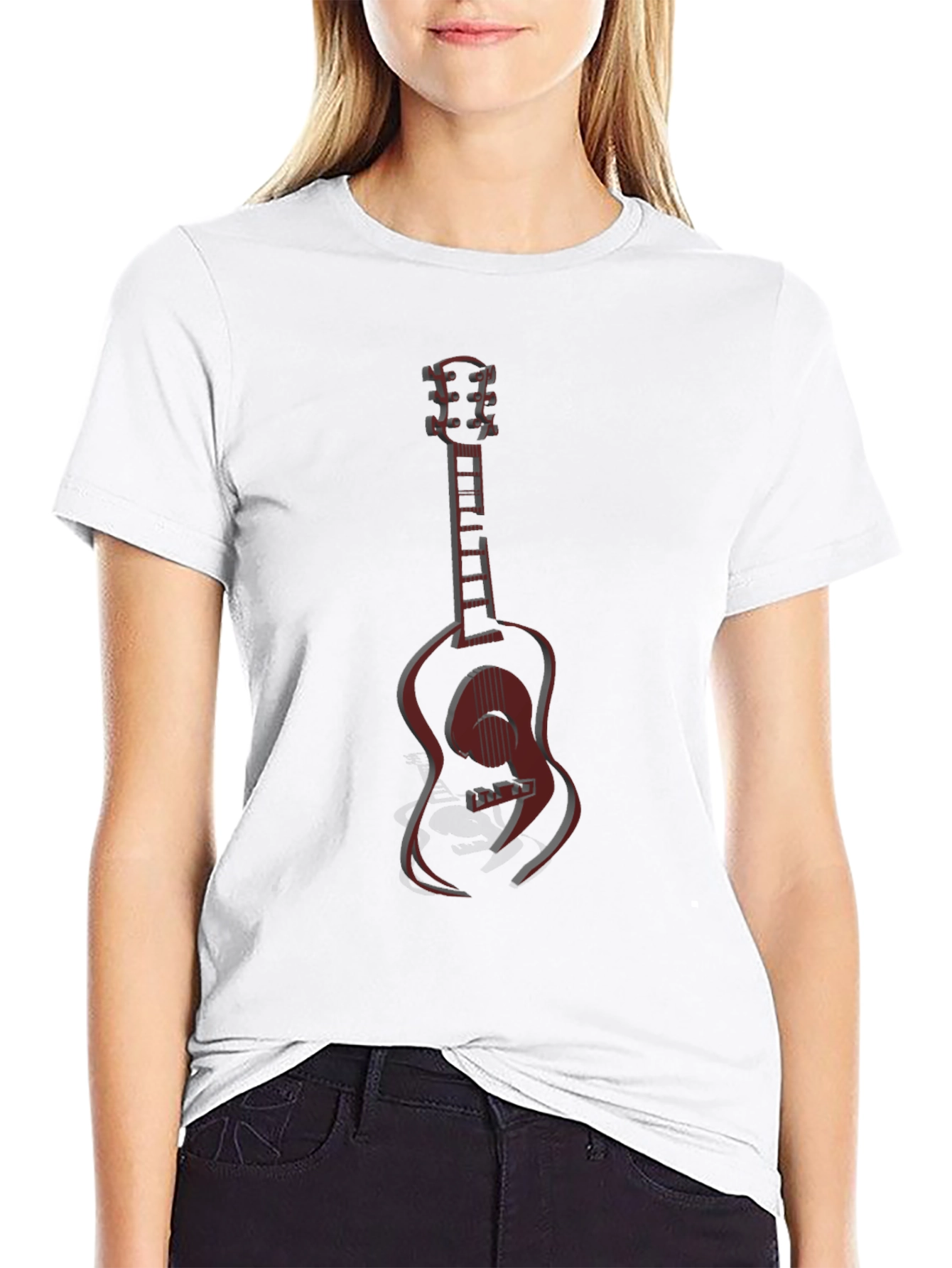 Guitar Graphic T-Shirt - Cool Music Tee