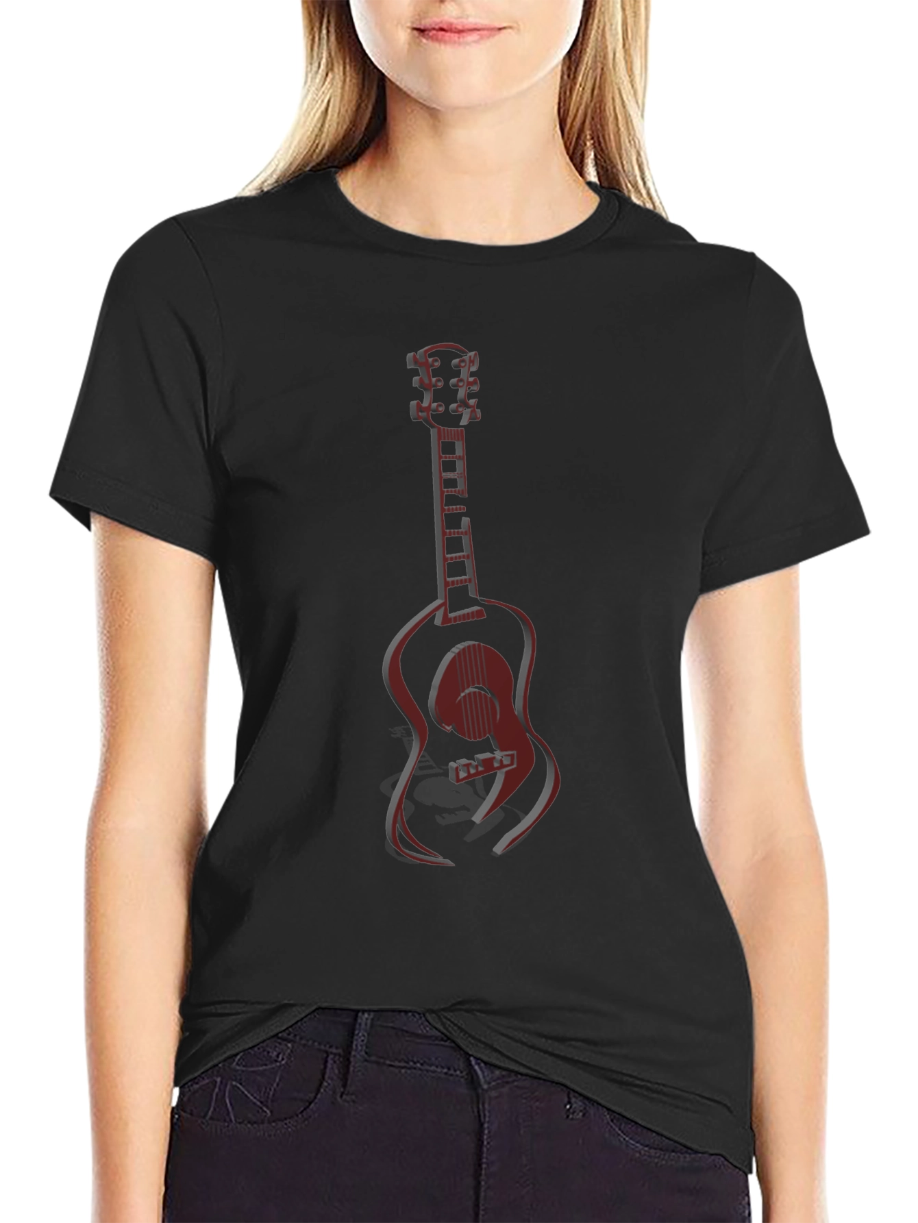 Guitar Graphic T-Shirt - Cool Music Tee