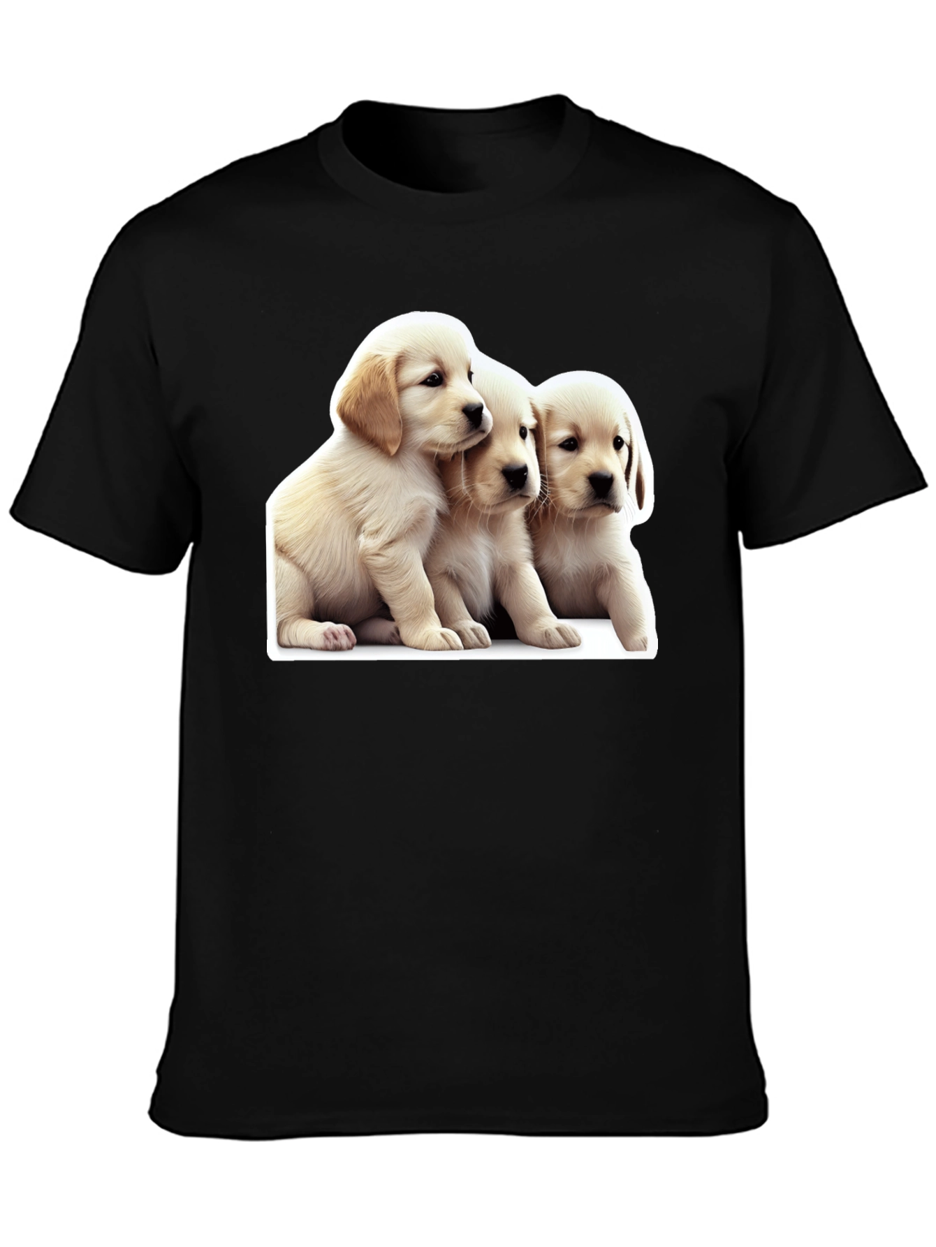 Puppy Love Black T-Shirt