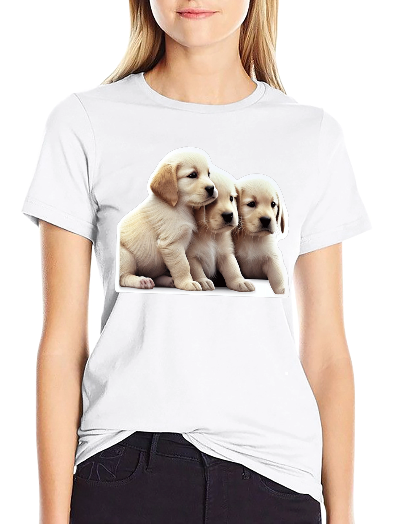 Puppy Love Black T-Shirt