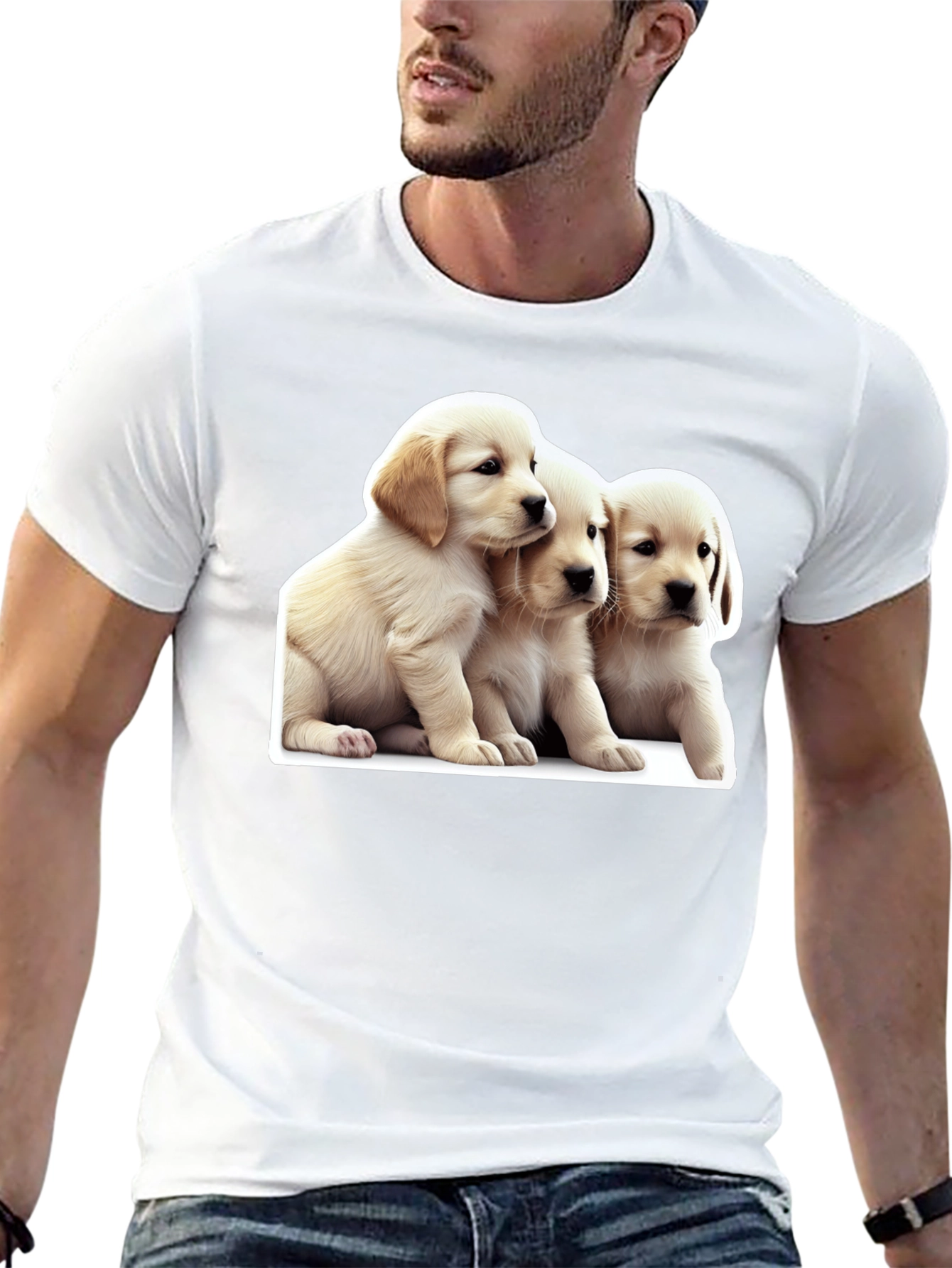 Puppy Love Black T-Shirt