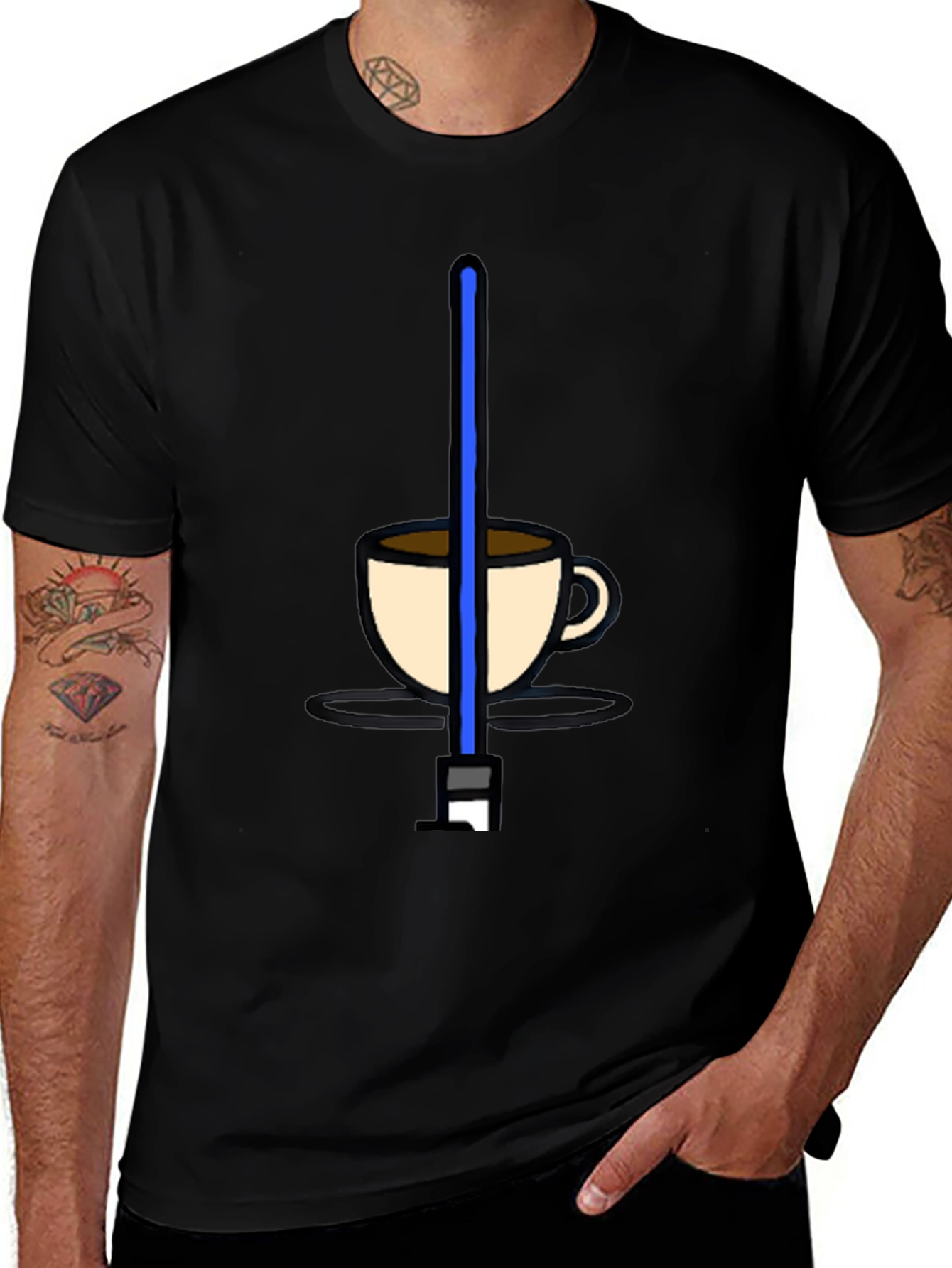 Star Wars Coffee T-Shirt - Funny Sci-Fi Tee