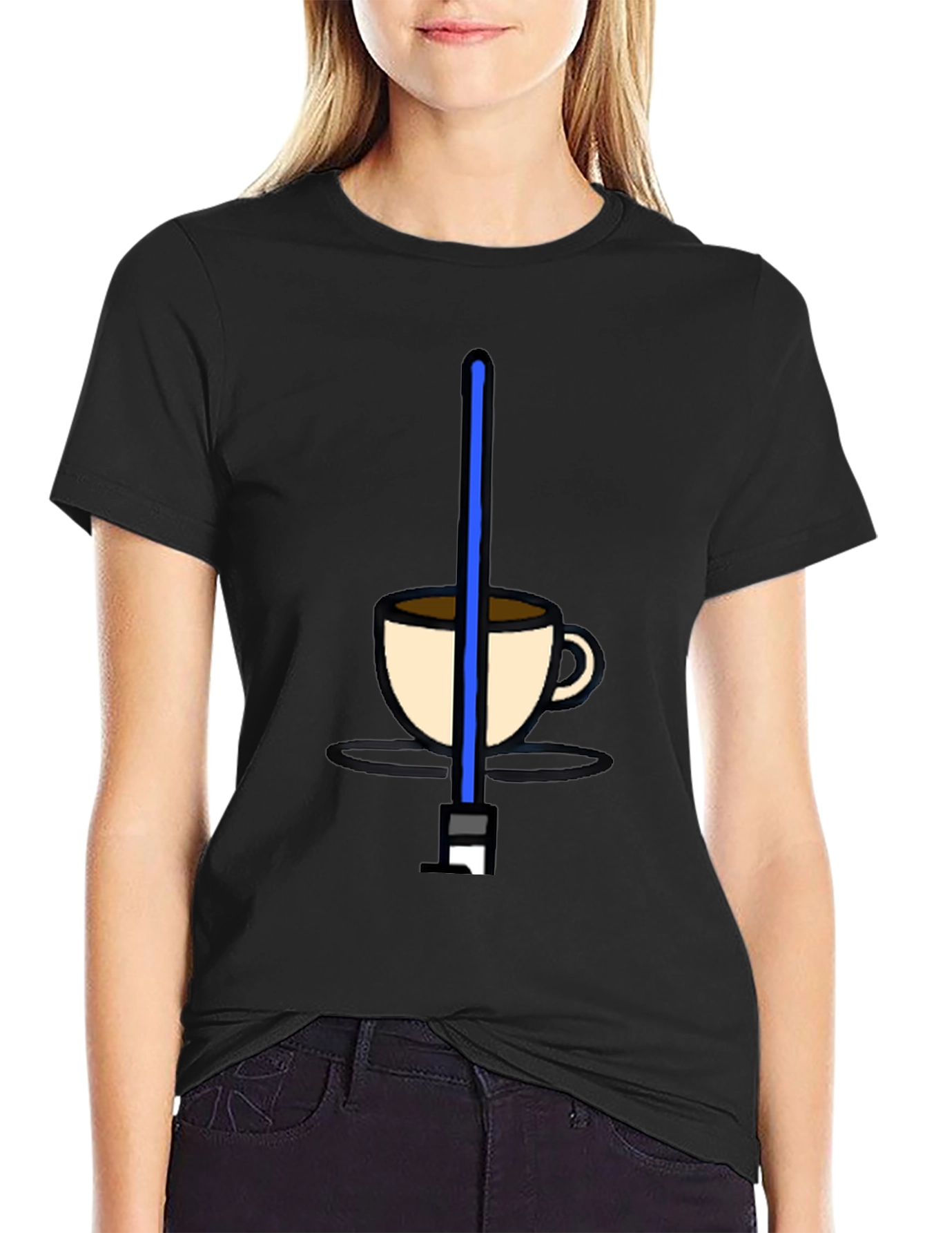 Star Wars Coffee T-Shirt - Funny Sci-Fi Tee