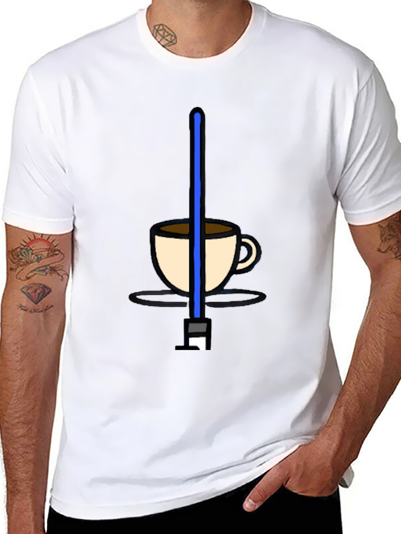 Star Wars Coffee T-Shirt - Funny Sci-Fi Tee