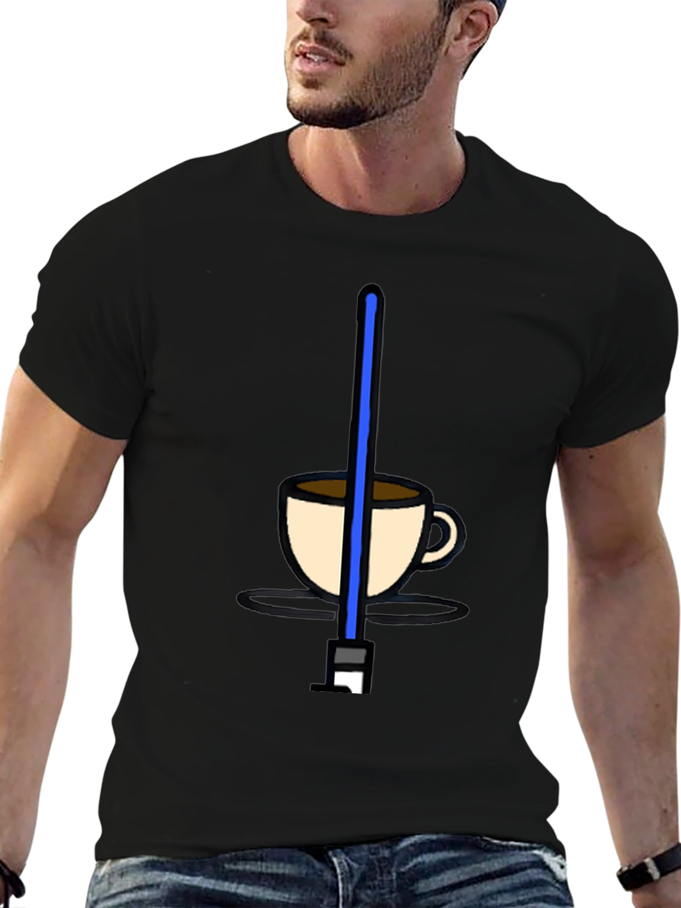 Star Wars Coffee T-Shirt - Funny Sci-Fi Tee