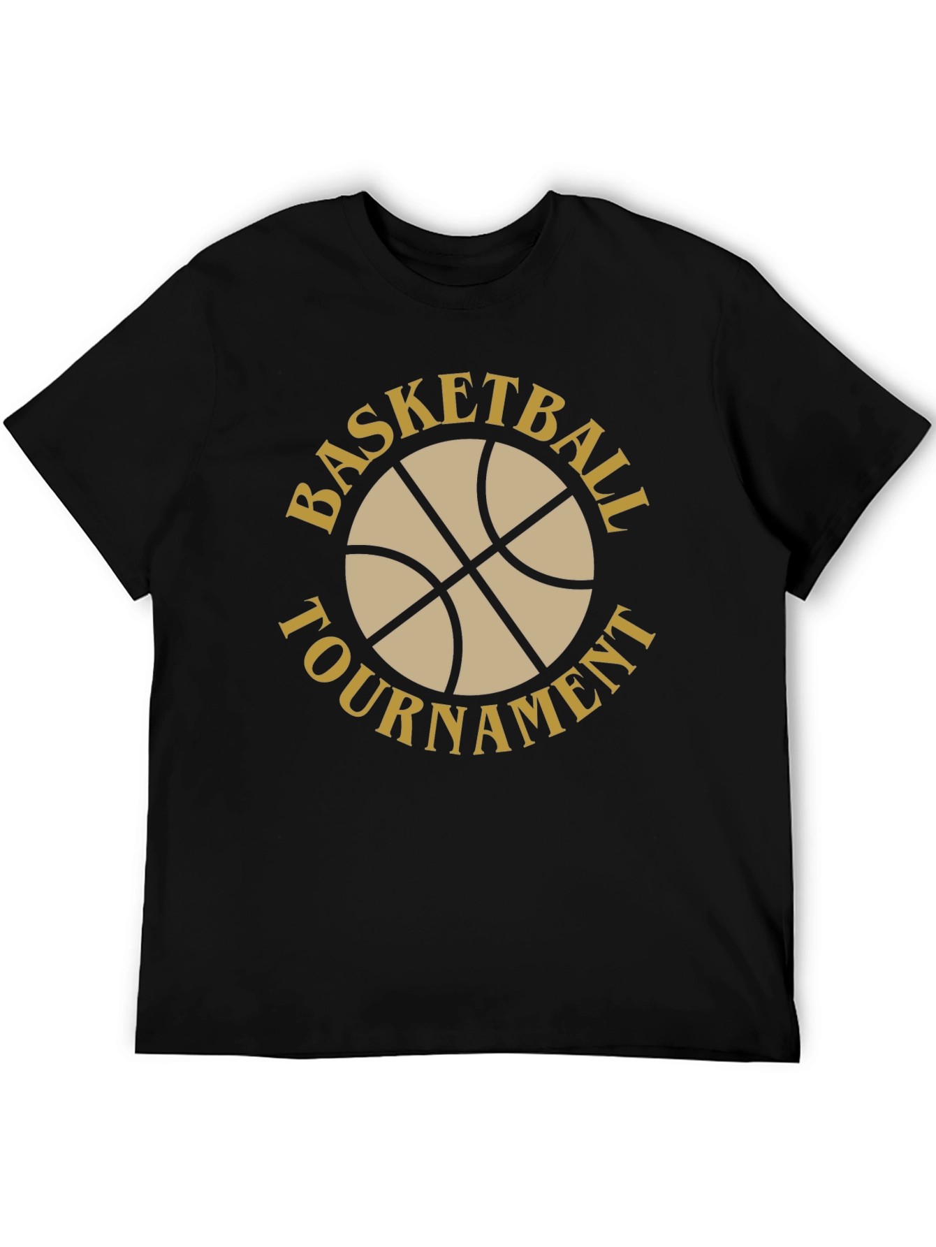 Basketball Tournament Black T-Shirt