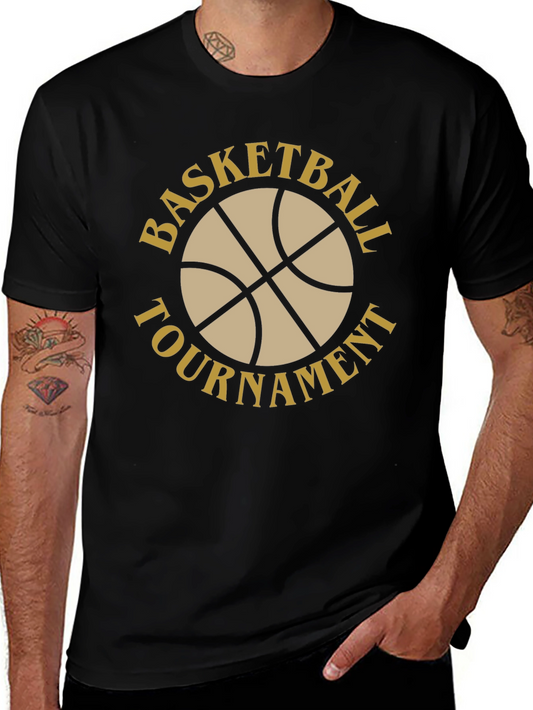 Basketball Tournament Black T-Shirt