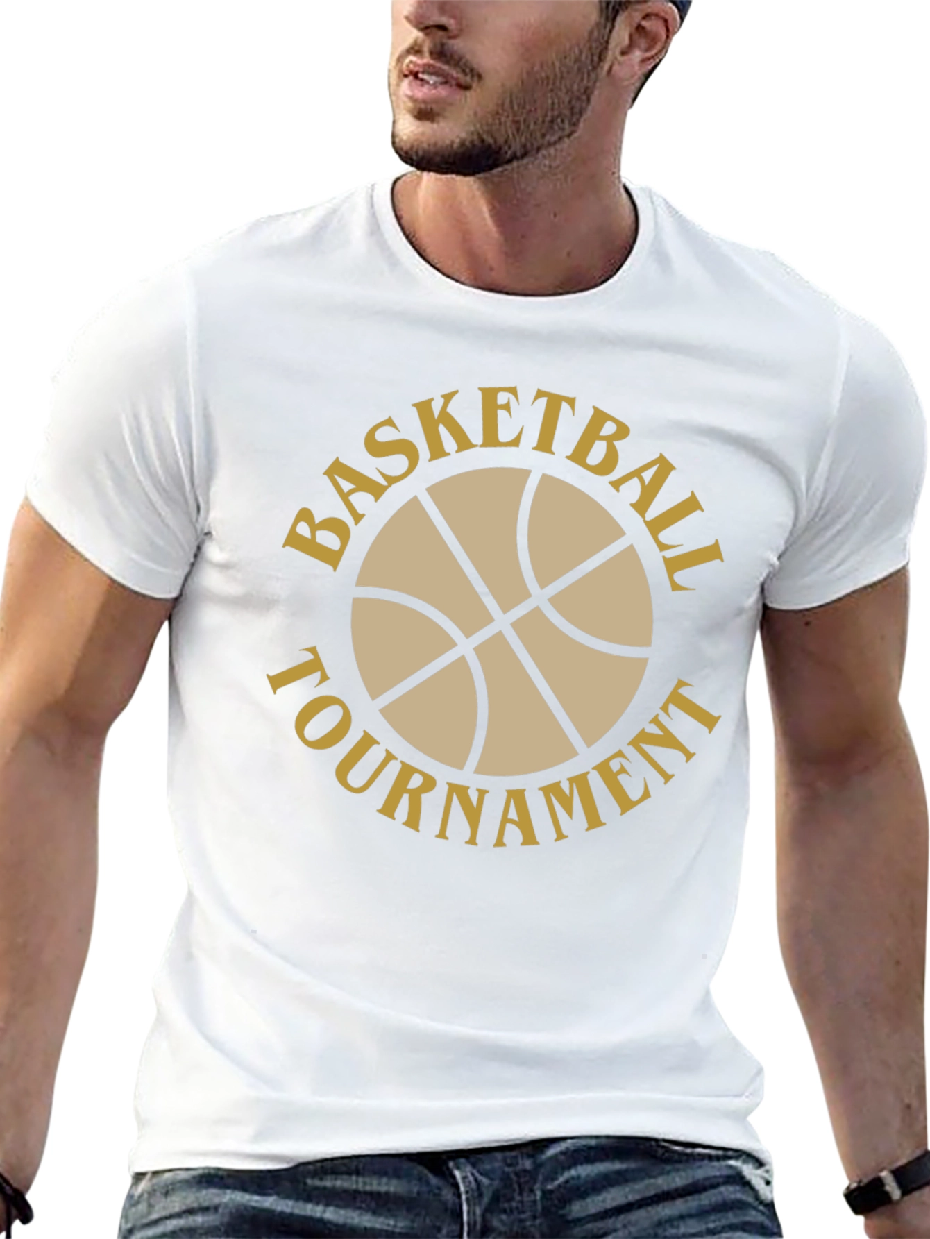 Basketball Tournament Black T-Shirt