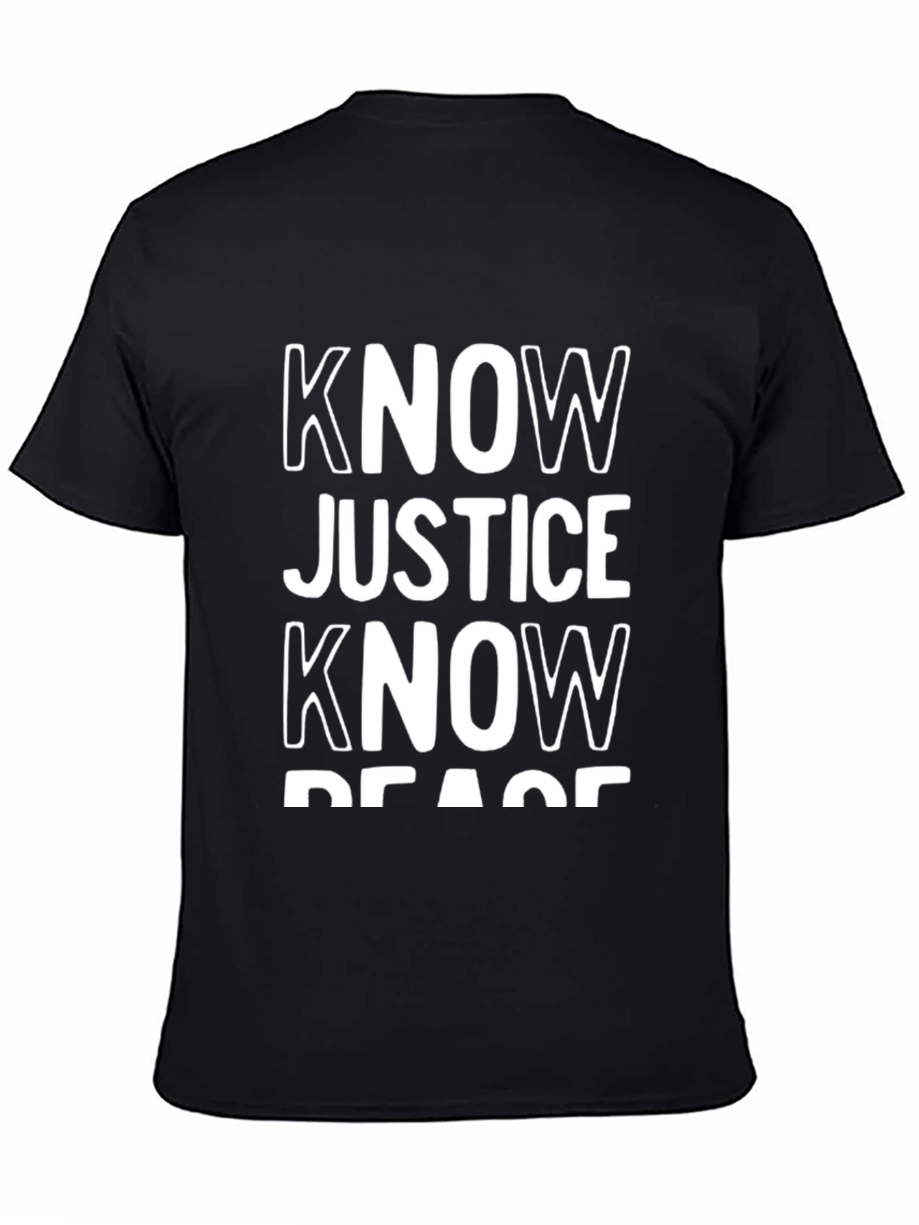 Know Justice Know Peace Graphic Tee