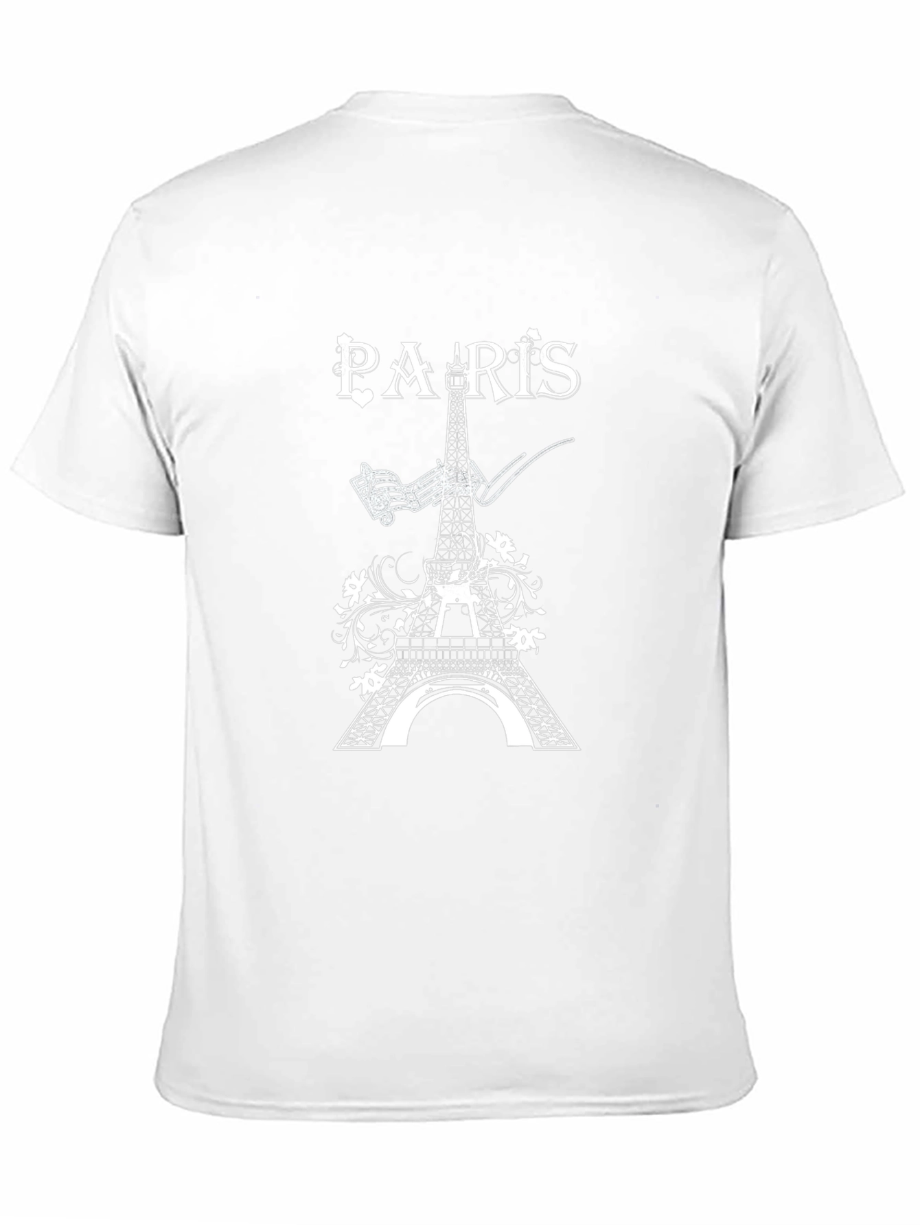 Paris Eiffel Tower Graphic Black T-Shirt