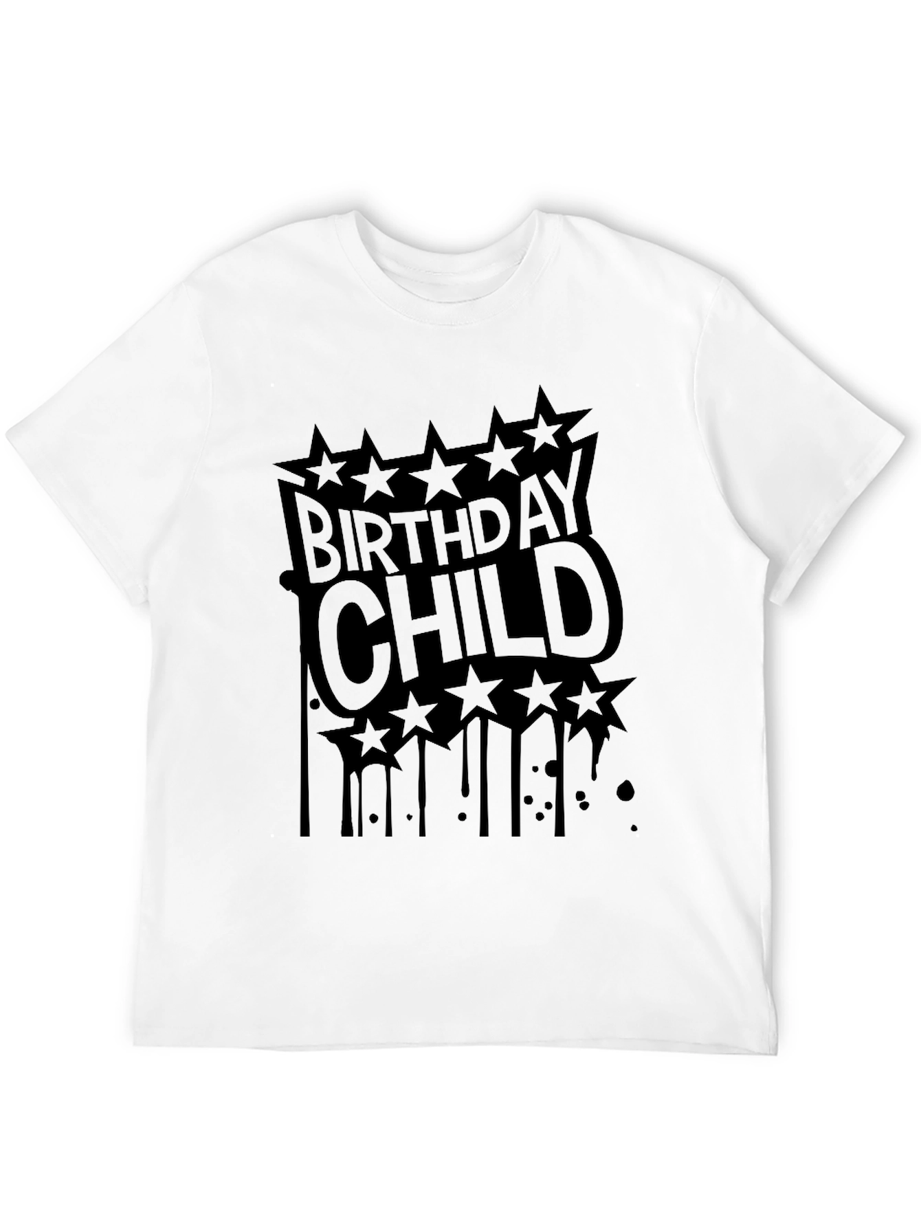 Birthday Child T-Shirt - Black Graphic Tee