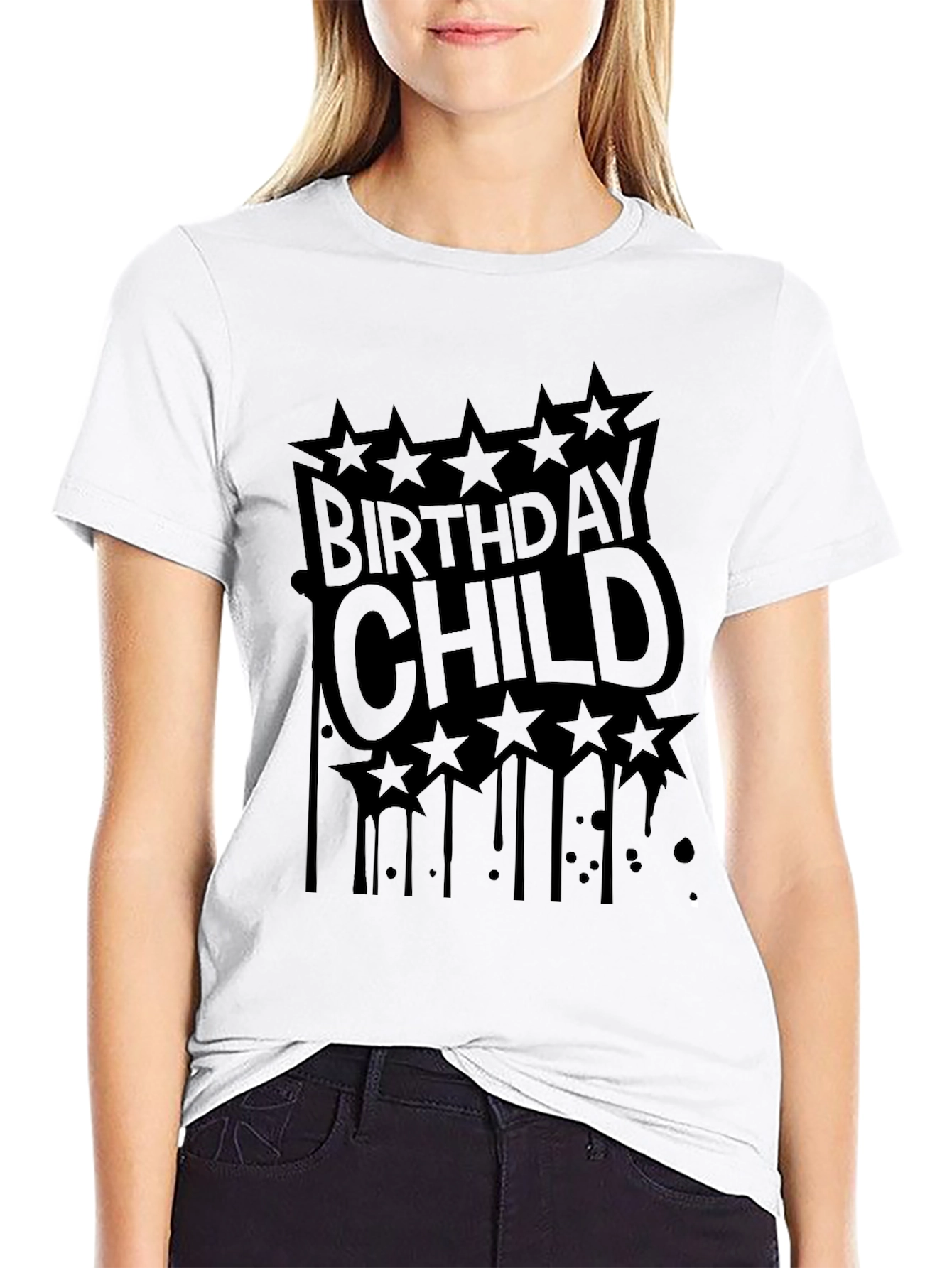 Birthday Child T-Shirt - Black Graphic Tee