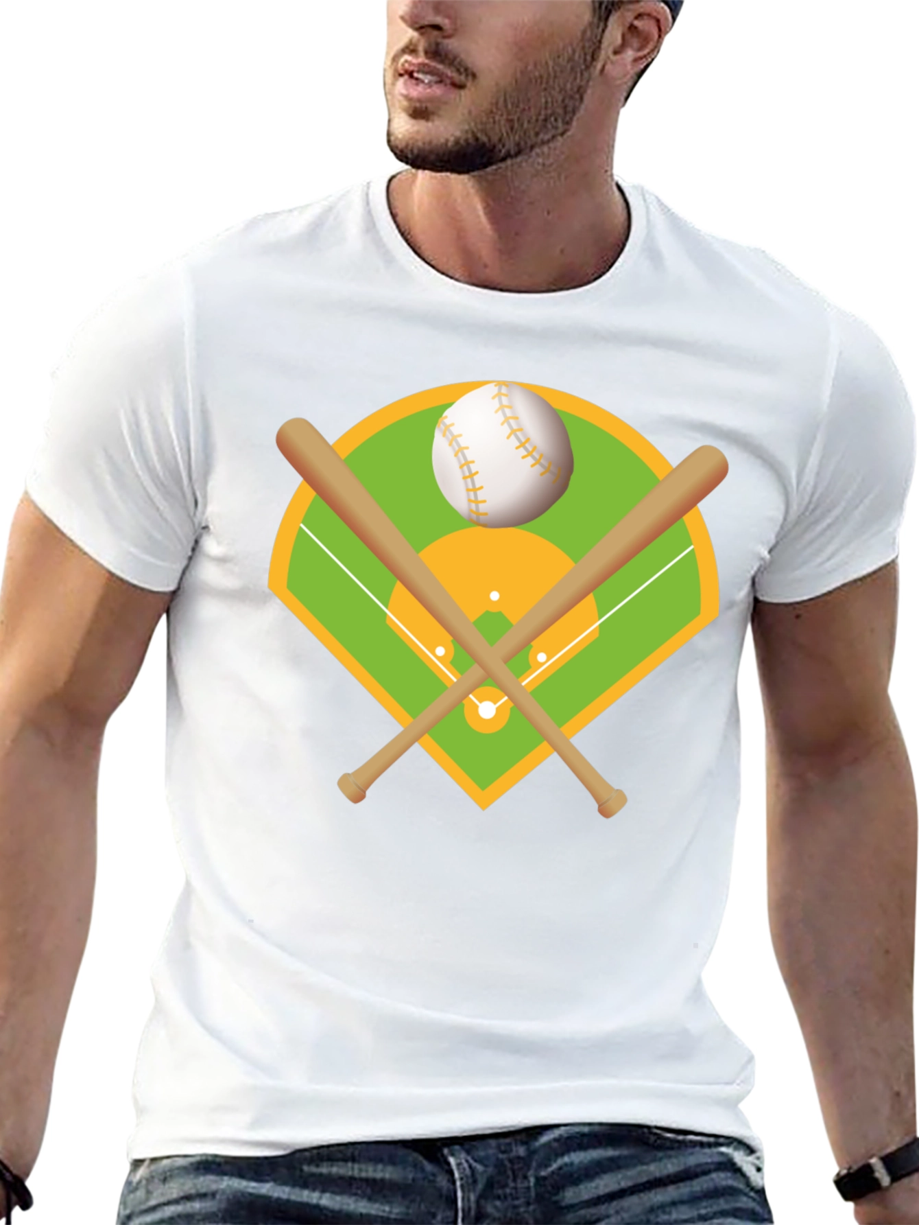 Baseball Field Graphic Tee