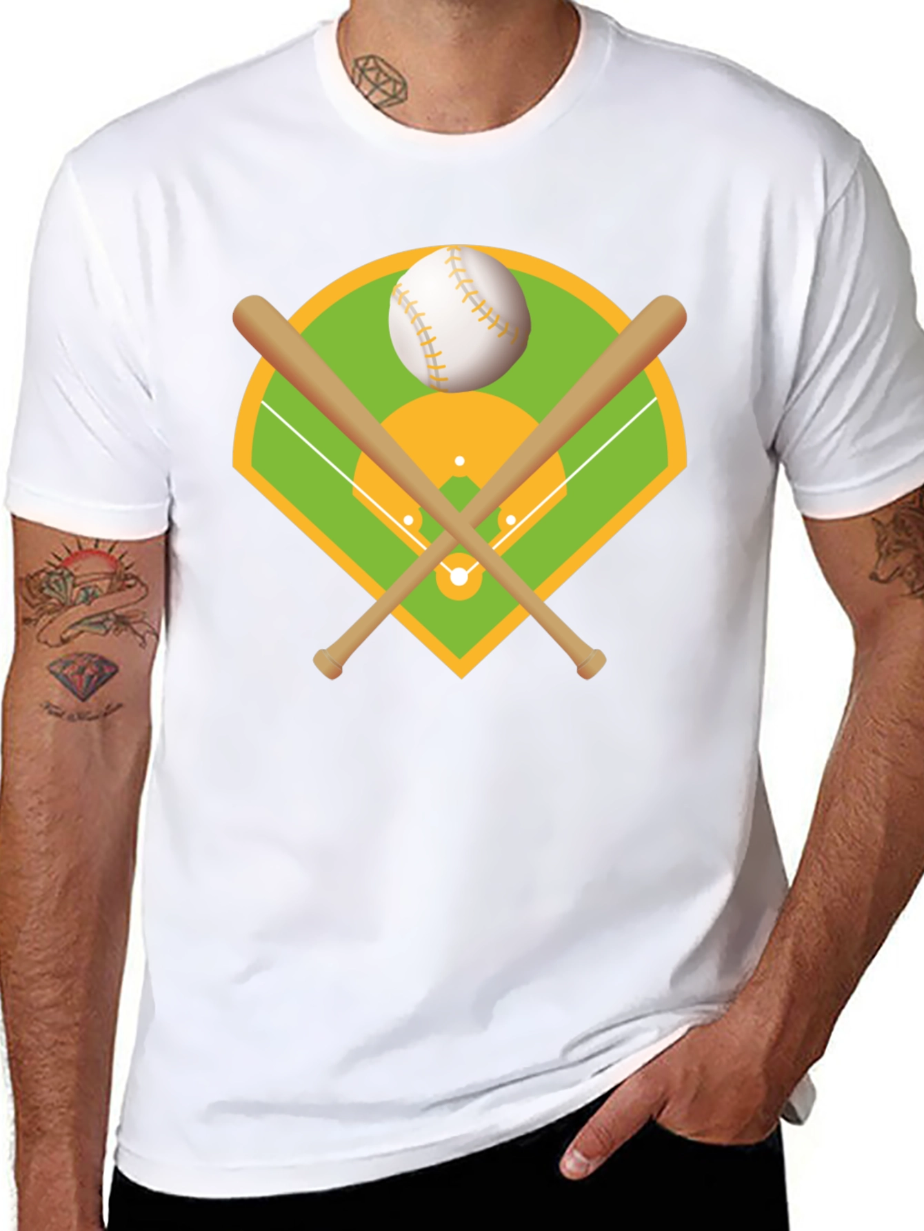 Baseball Field Graphic Tee
