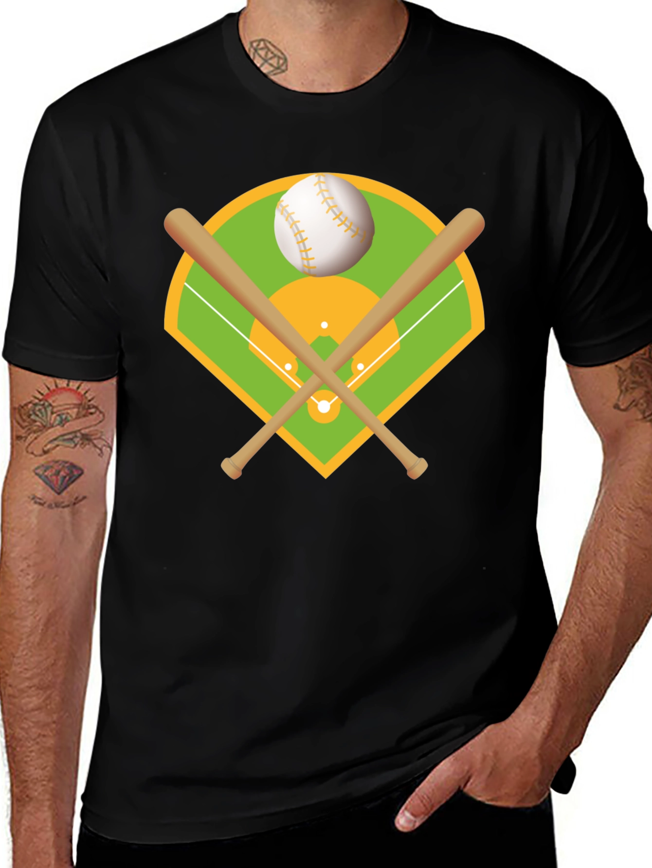 Baseball Field Graphic Tee