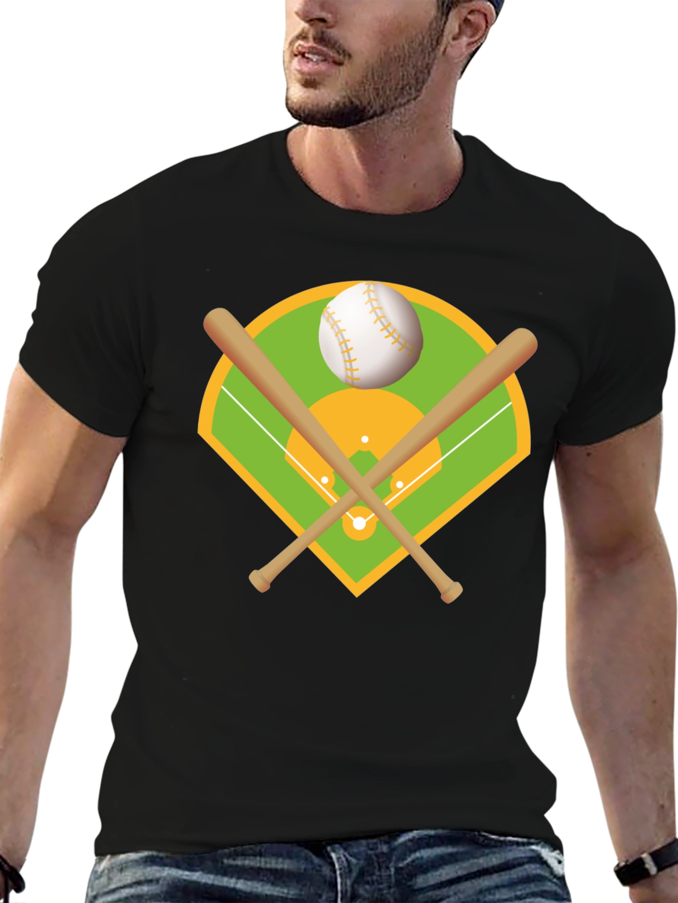 Baseball Field Graphic Tee