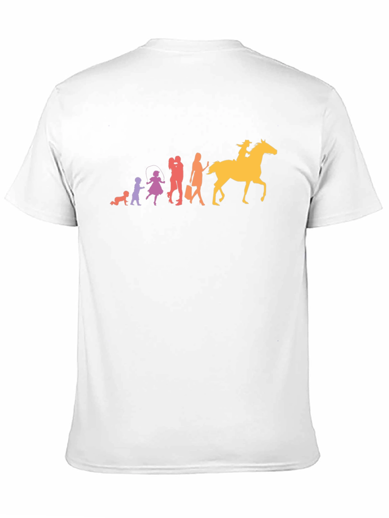 Evolution of Cowgirl - Black Graphic Tee