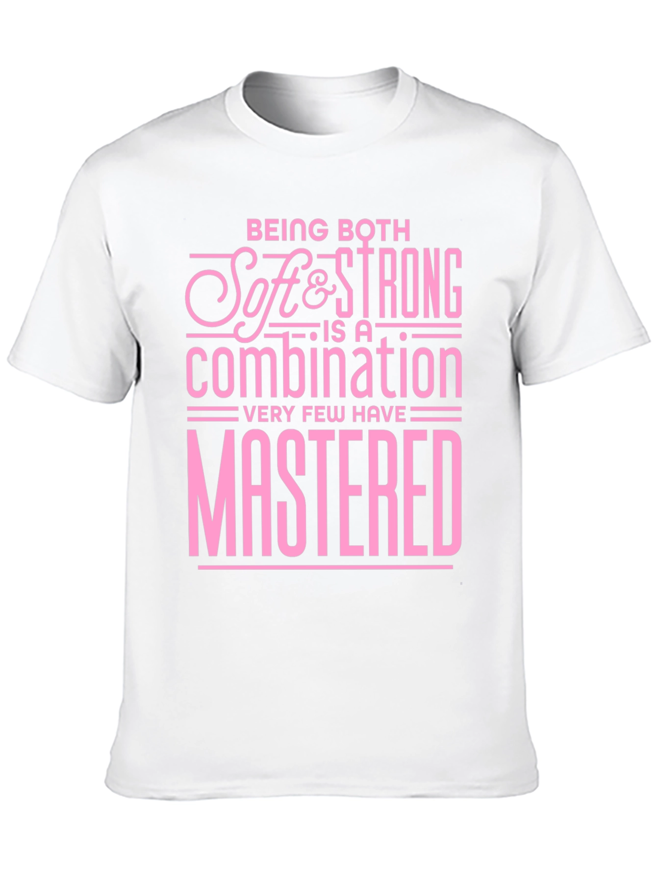 Soft & Strong Graphic Tee - Black Cotton Blend