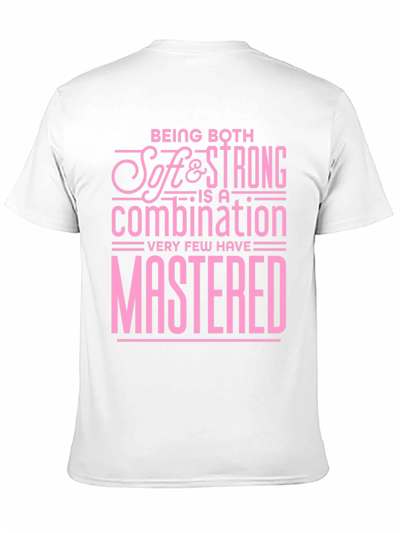 Soft & Strong Graphic Tee - Black Cotton Blend