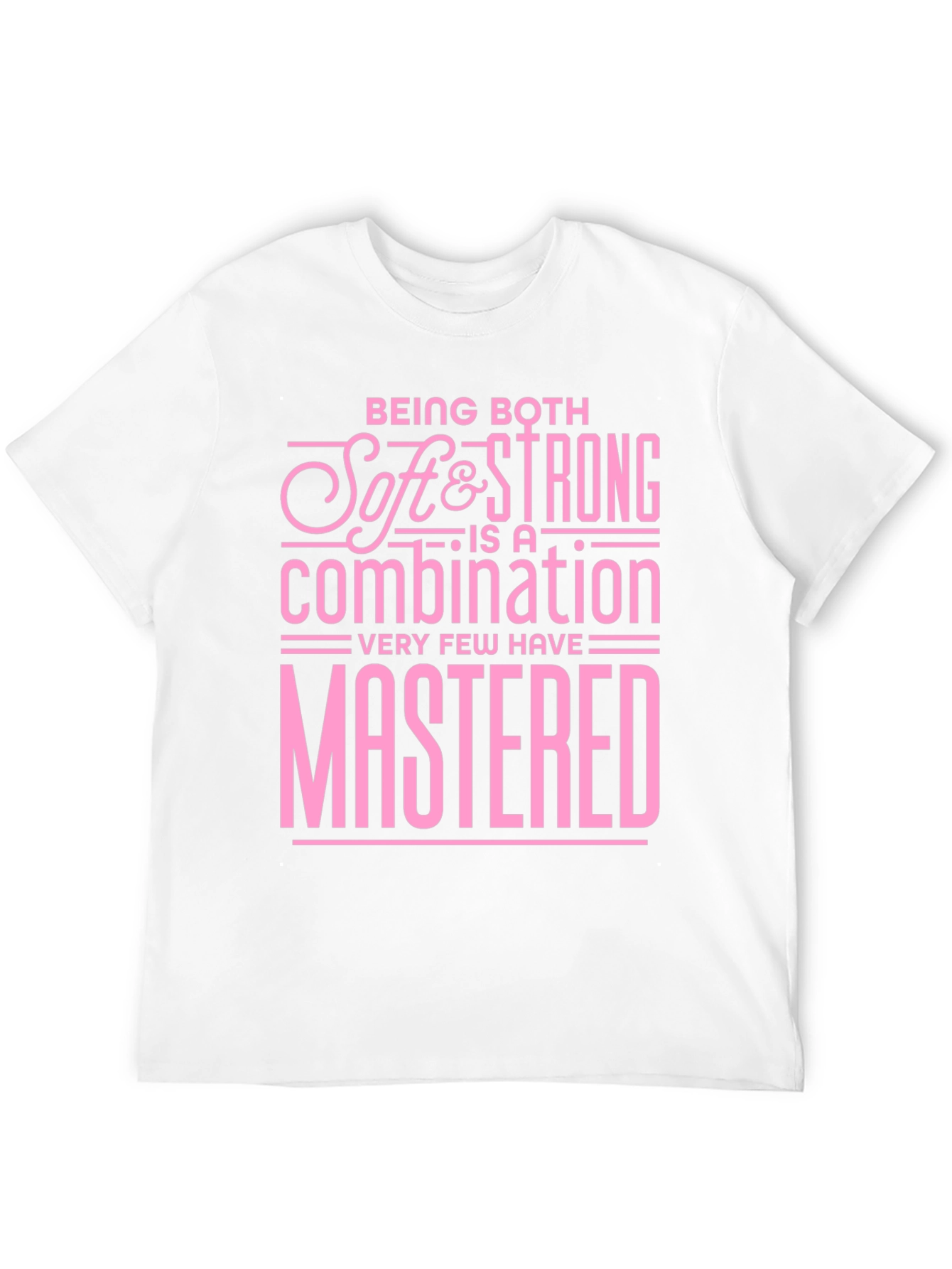 Soft & Strong Graphic Tee - Black Cotton Blend
