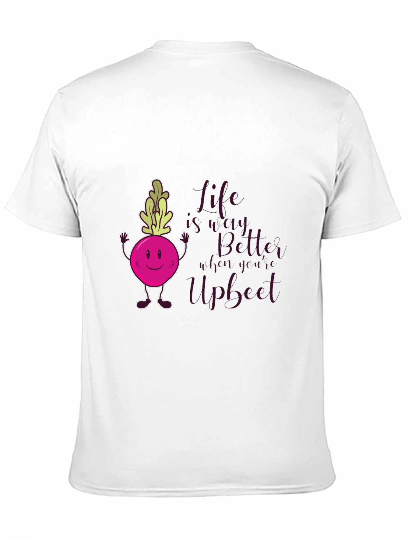Upbeet Cartoon Graphic T-Shirt