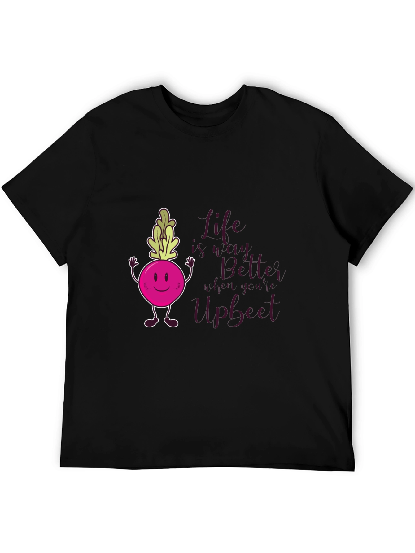 Upbeet Cartoon Graphic T-Shirt