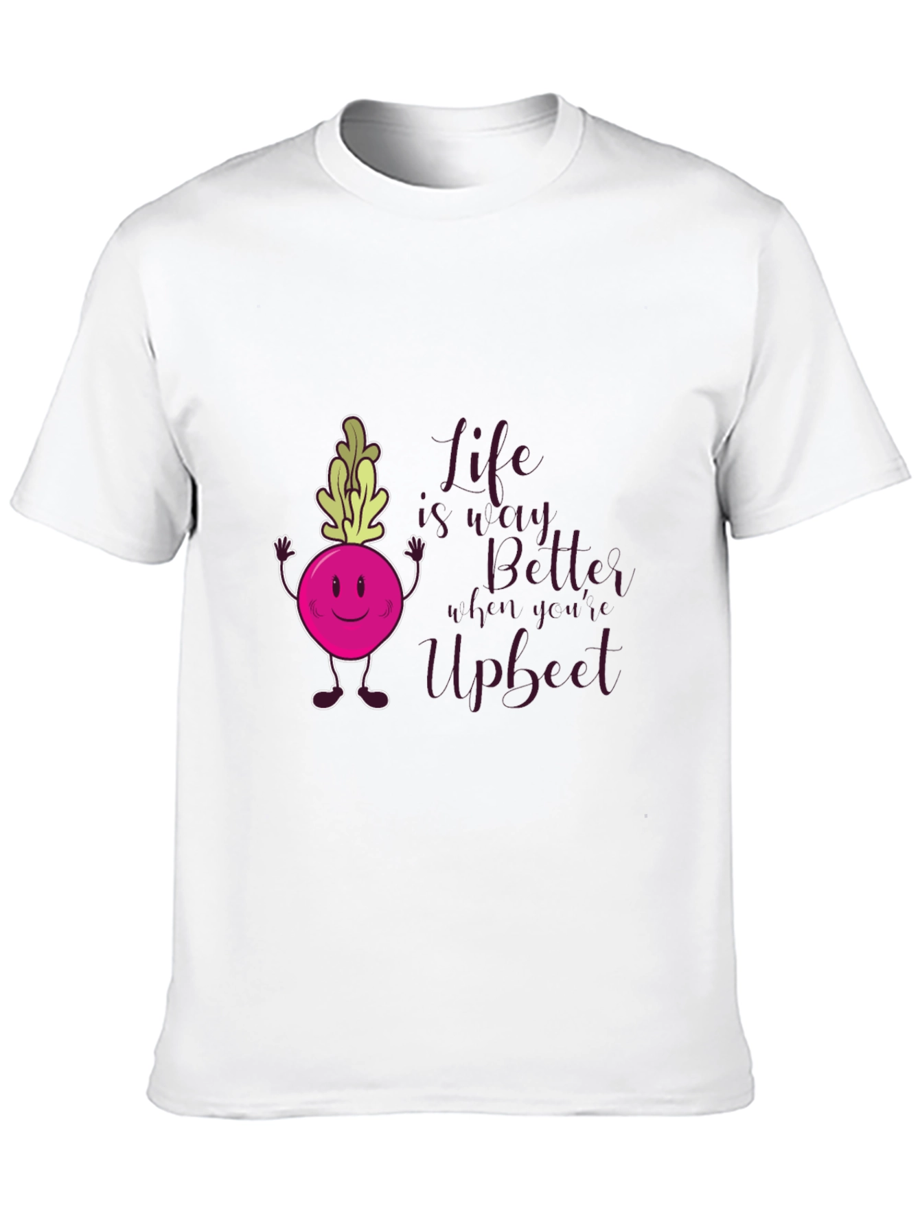 Upbeet Cartoon Graphic T-Shirt
