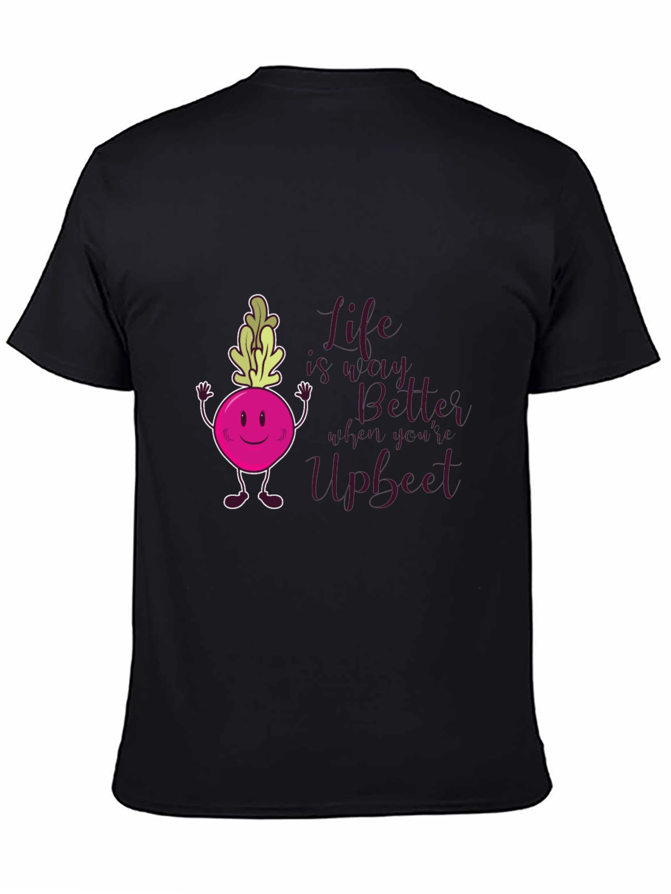 Upbeet Cartoon Graphic T-Shirt
