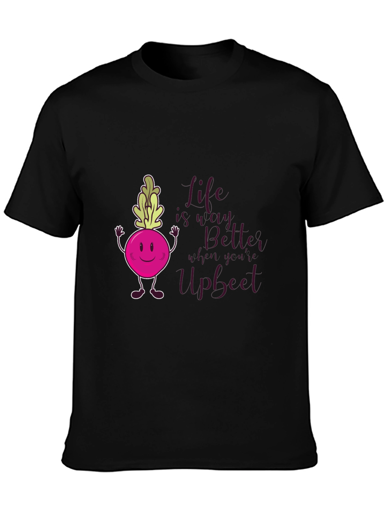 Upbeet Cartoon Graphic T-Shirt