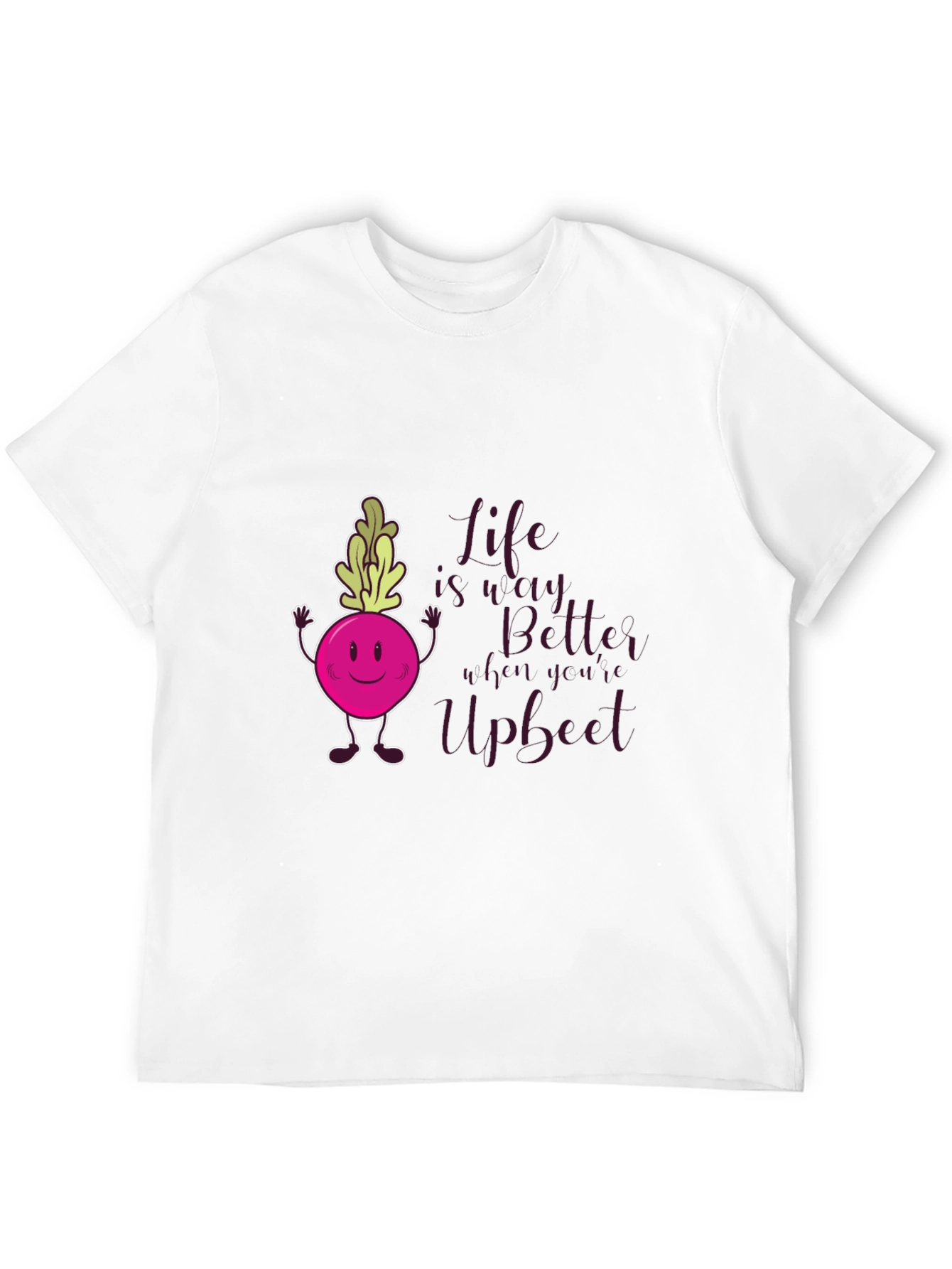 Upbeet Cartoon Graphic T-Shirt