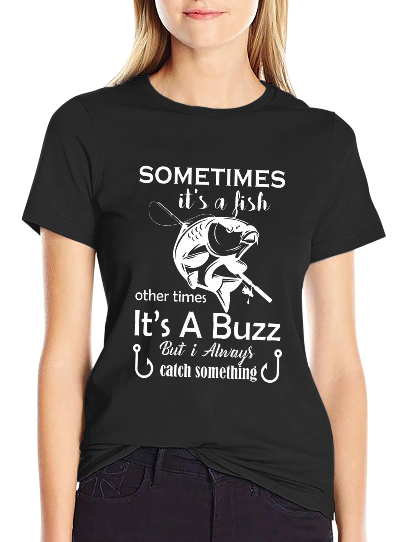 Fishing T-Shirt - Sometimes Its a Fish Design